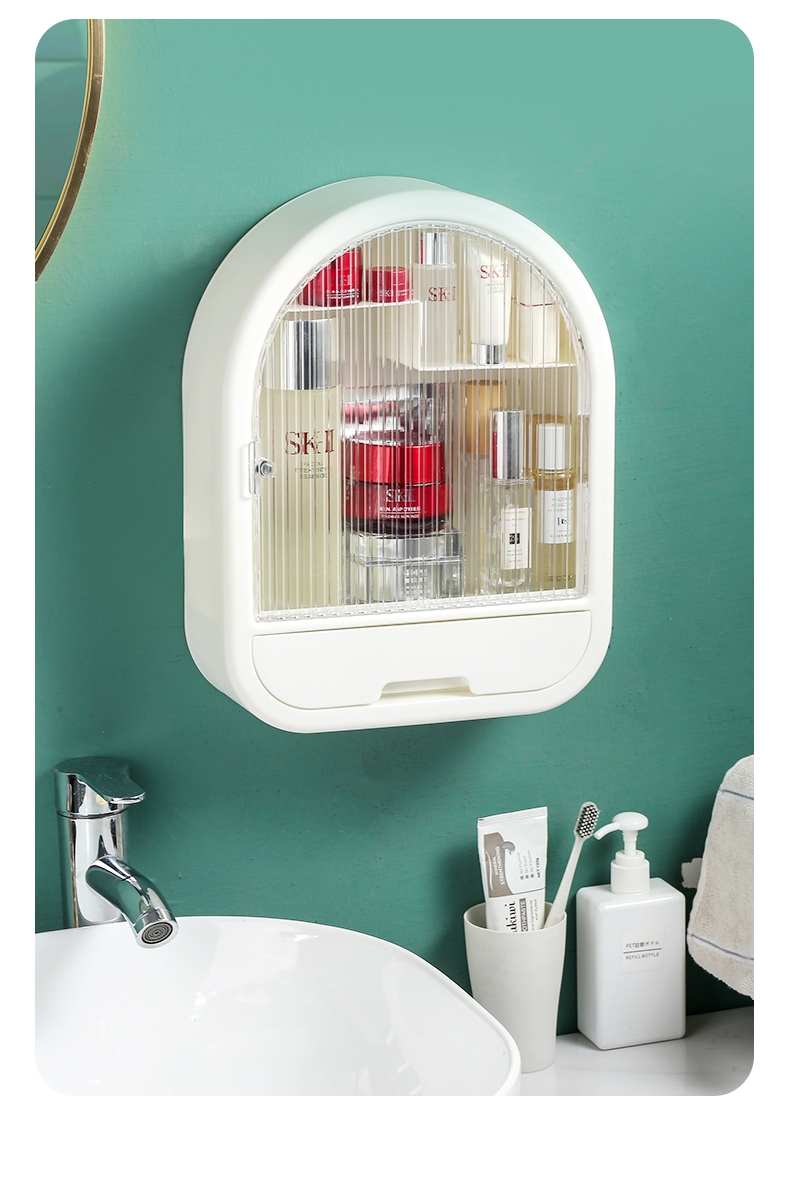 Hanging wall，Traceless paste，storage box，PET，Light luxury，