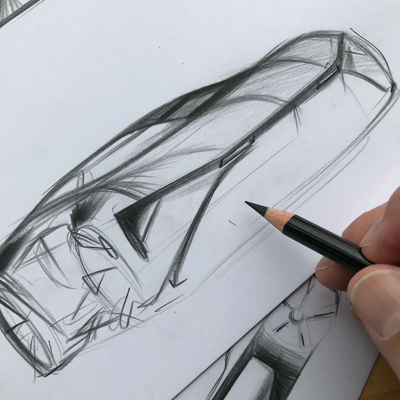 手绘，草图，Car sketch fest，