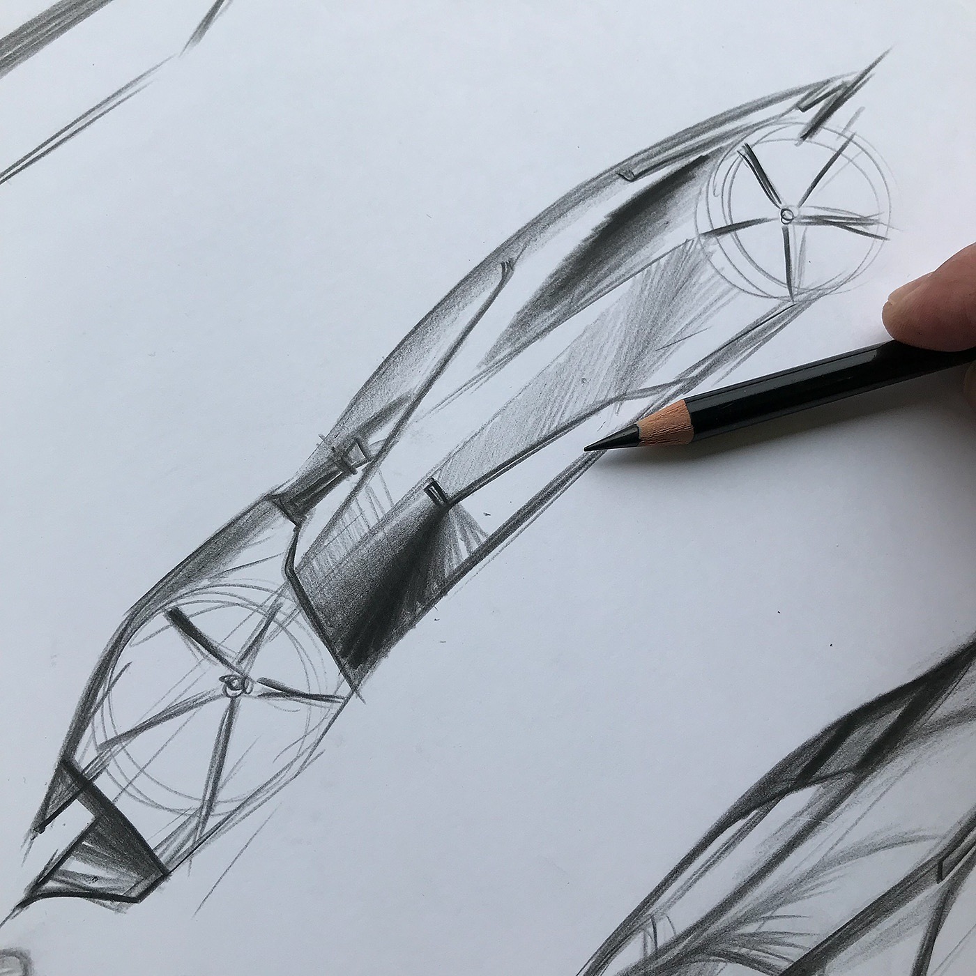 手绘，草图，Car sketch fest，