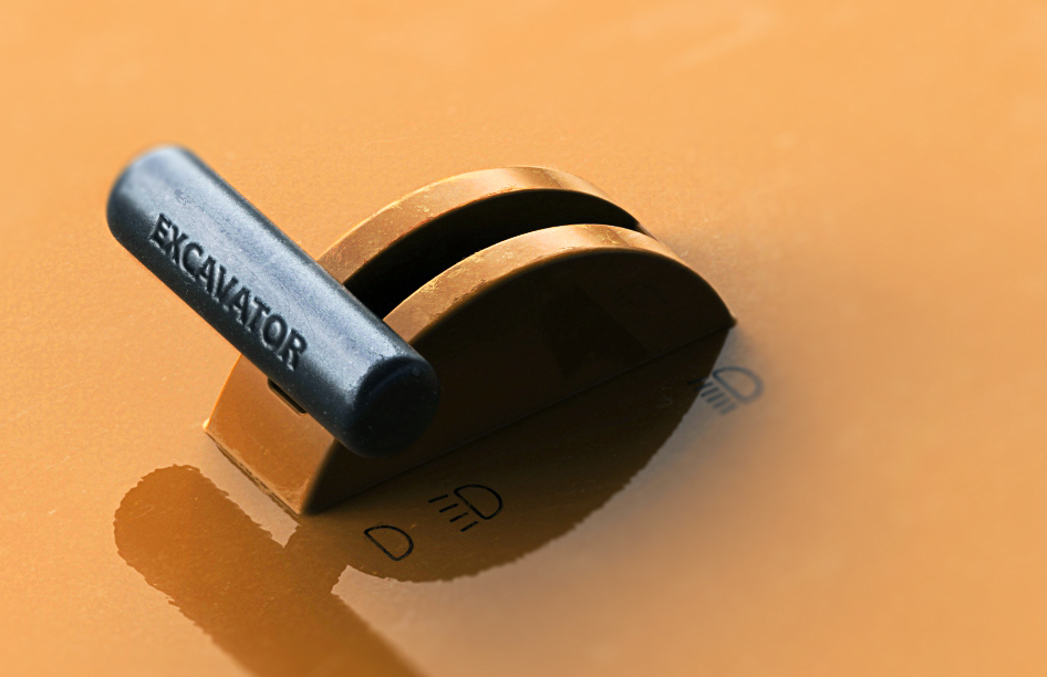 Desk lamp，excavating machinery，