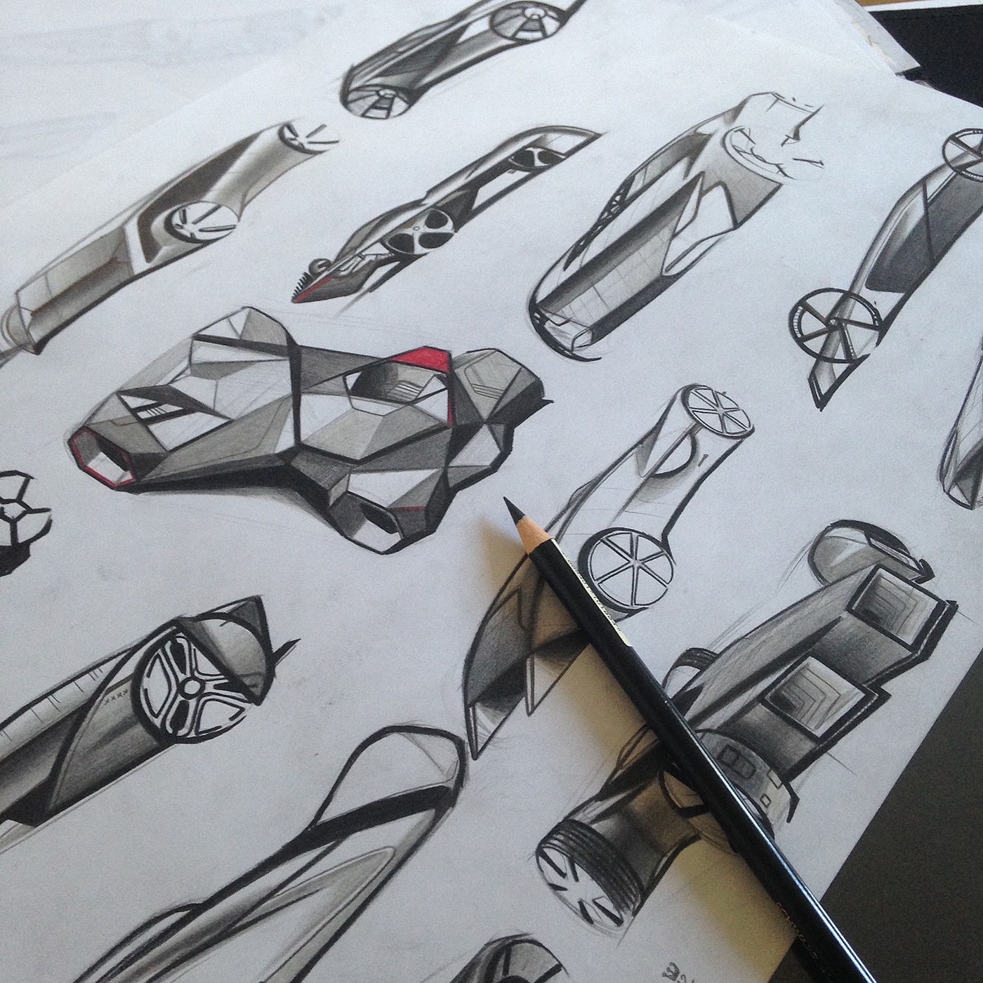 Hand drawn，sketch，Car sketch fest，