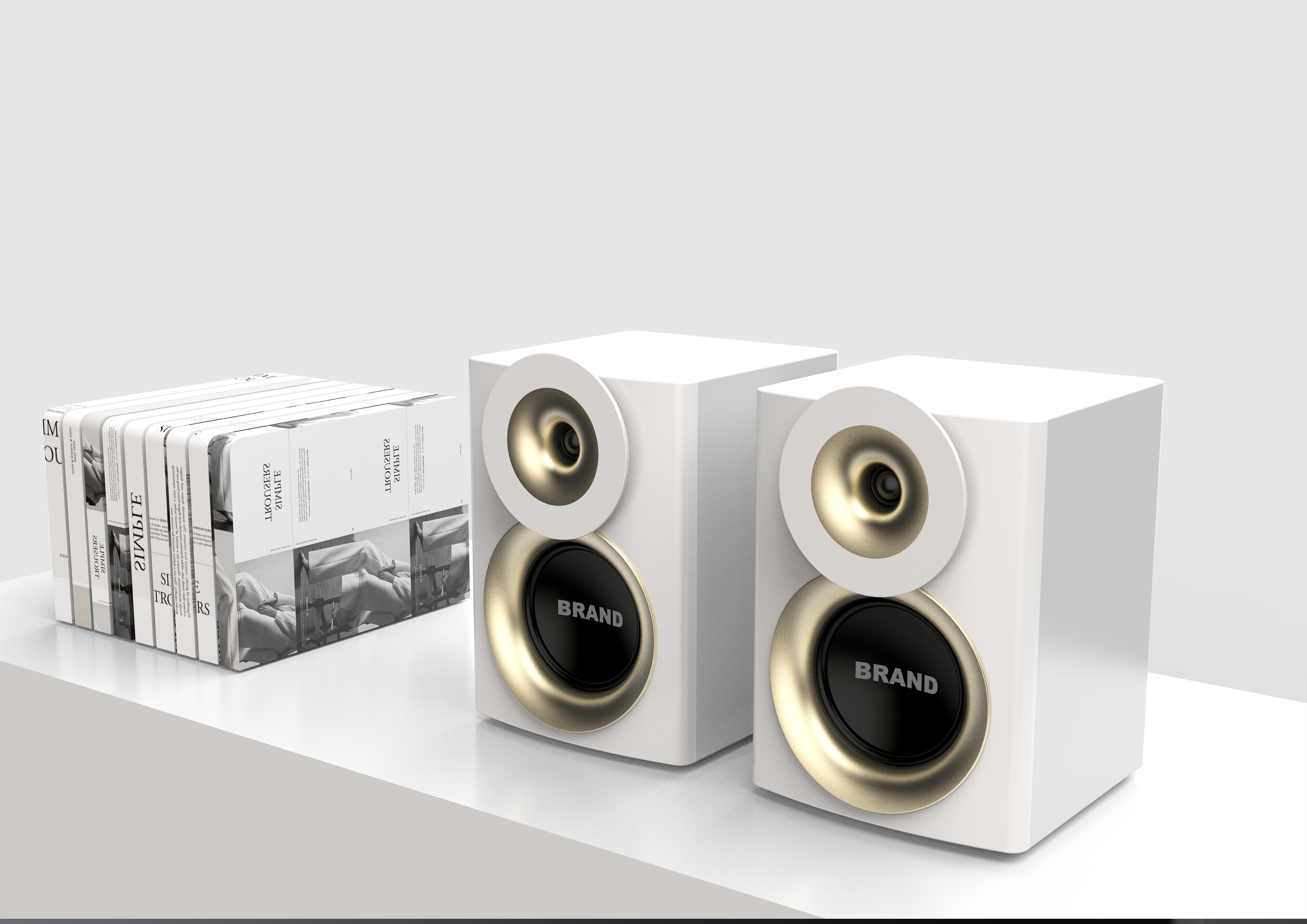 Fashion bookshelf speaker，