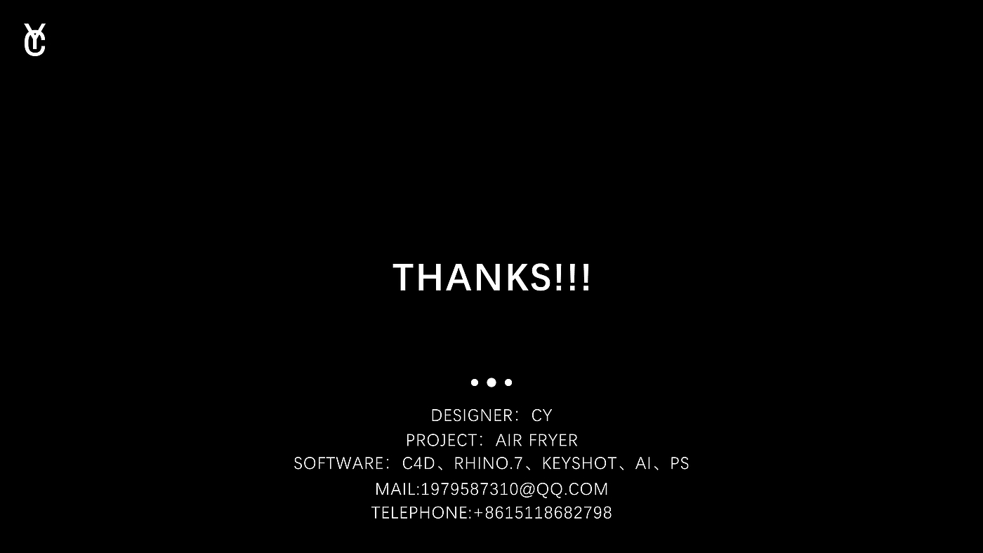 Product creative design, household appliances, air fryer，