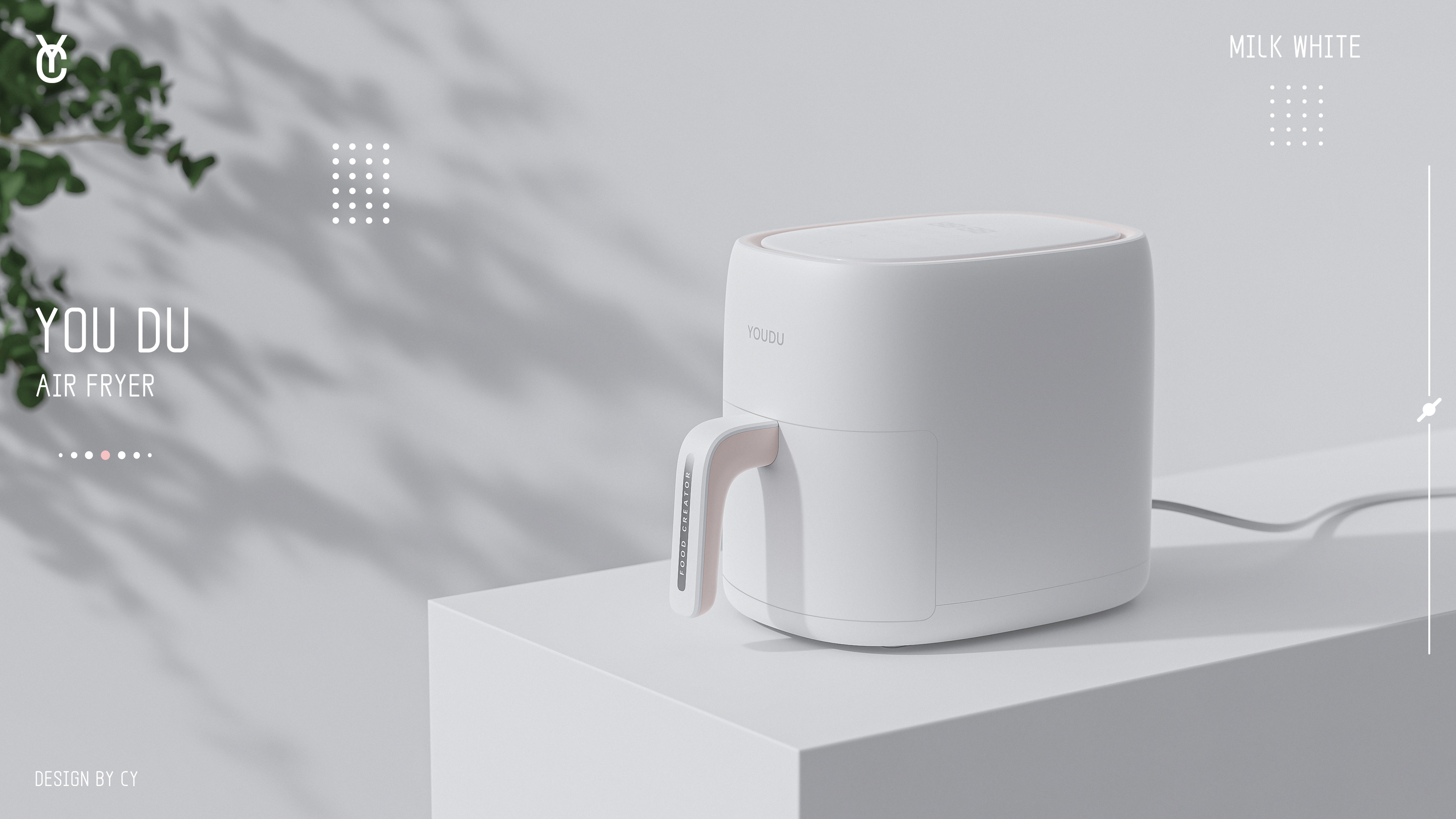 Product creative design, household appliances, air fryer，