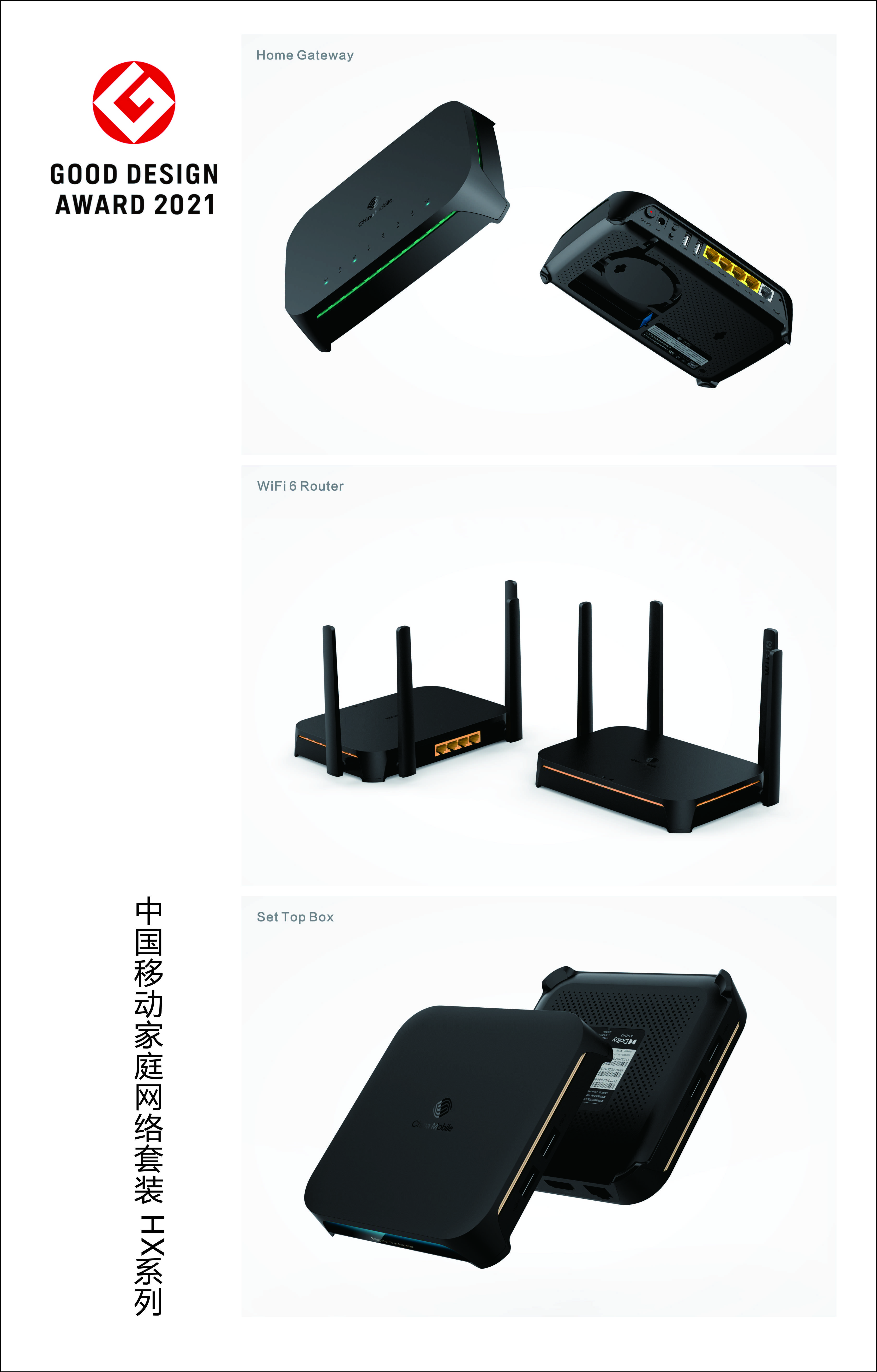 China Mobile，network，Router，gateway，Set top box，