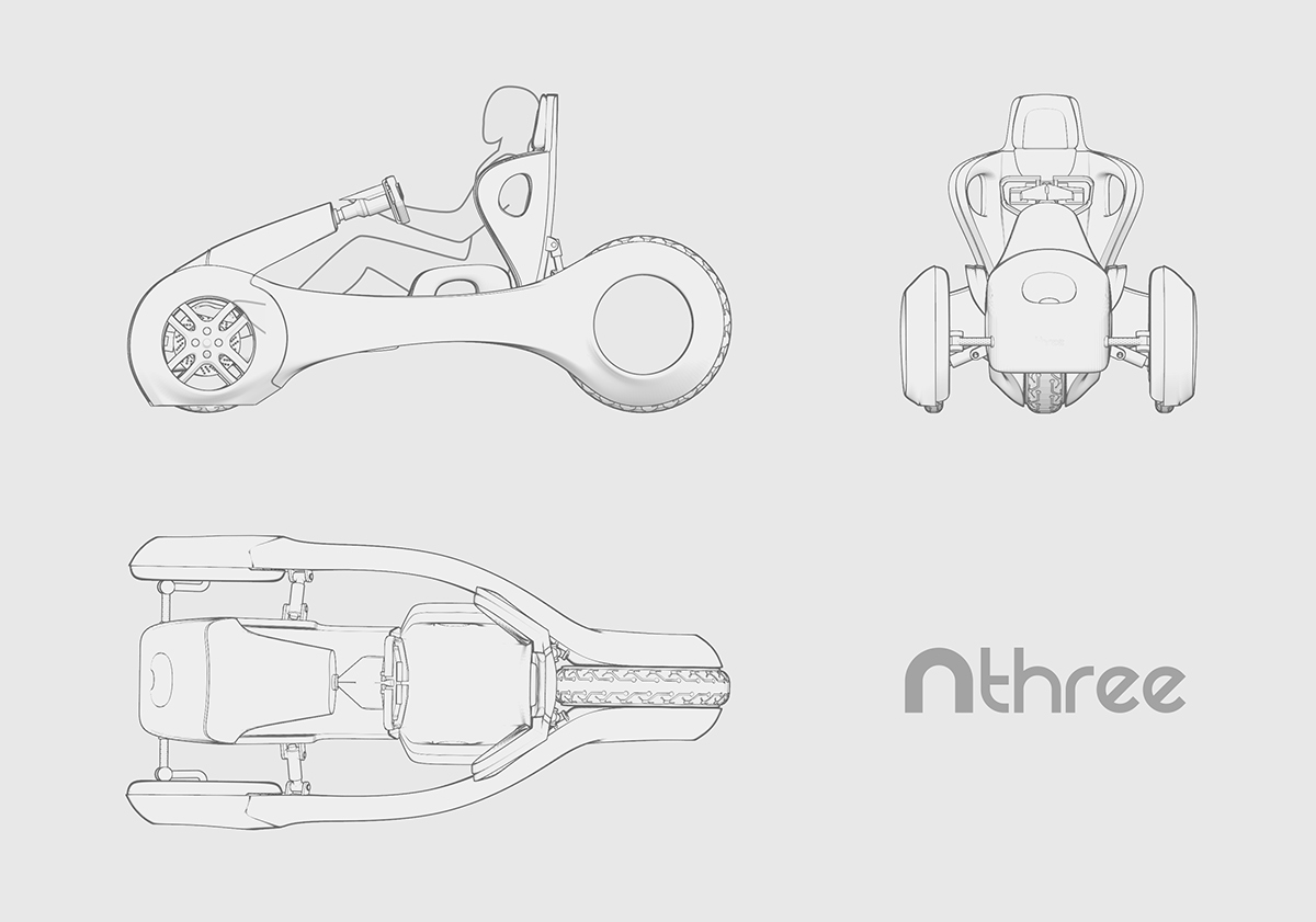 industrial design，Single car，Urban transportation，vehicle，a storage battery car，
