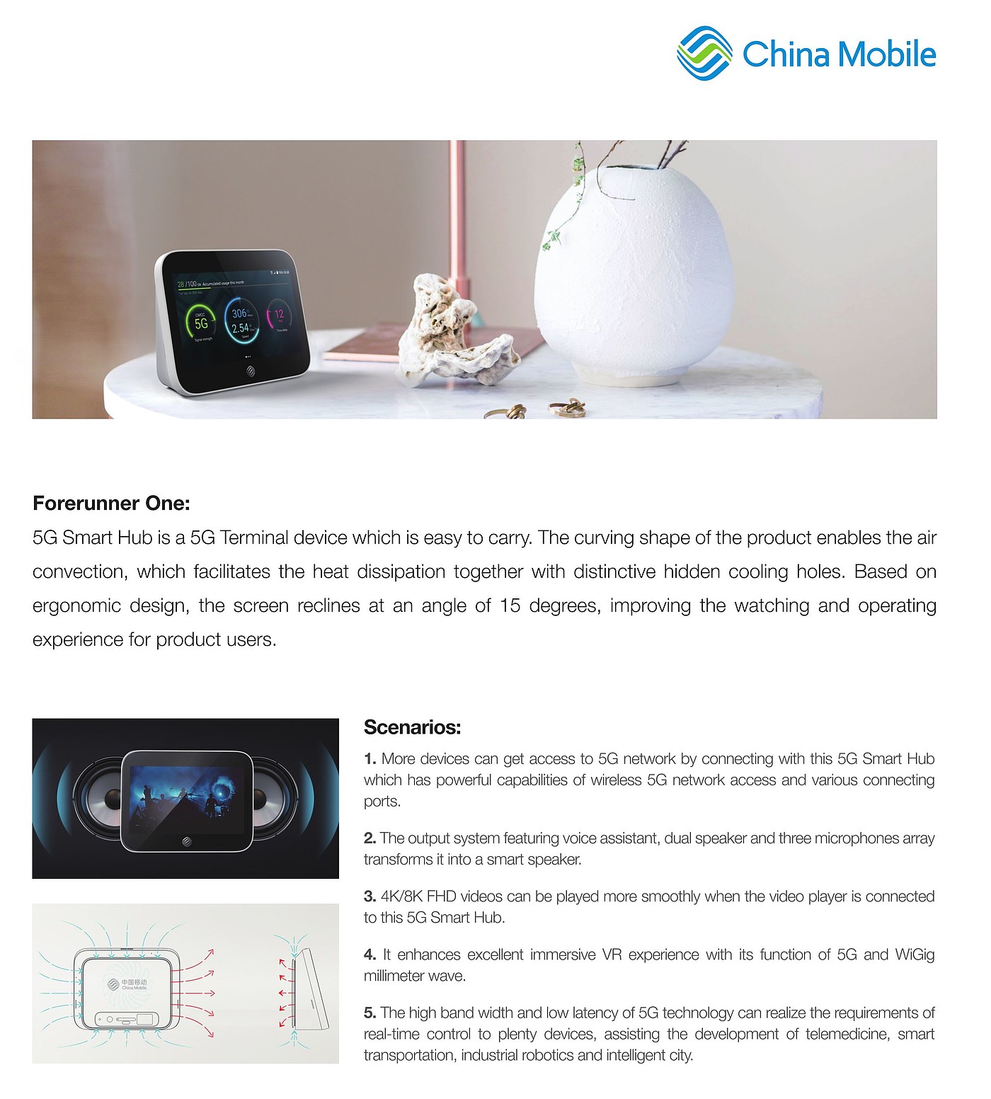 China Mobile，5G，hub，CPE，