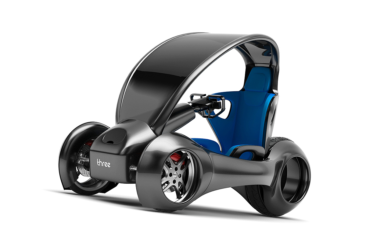 industrial design，Single car，Urban transportation，vehicle，a storage battery car，