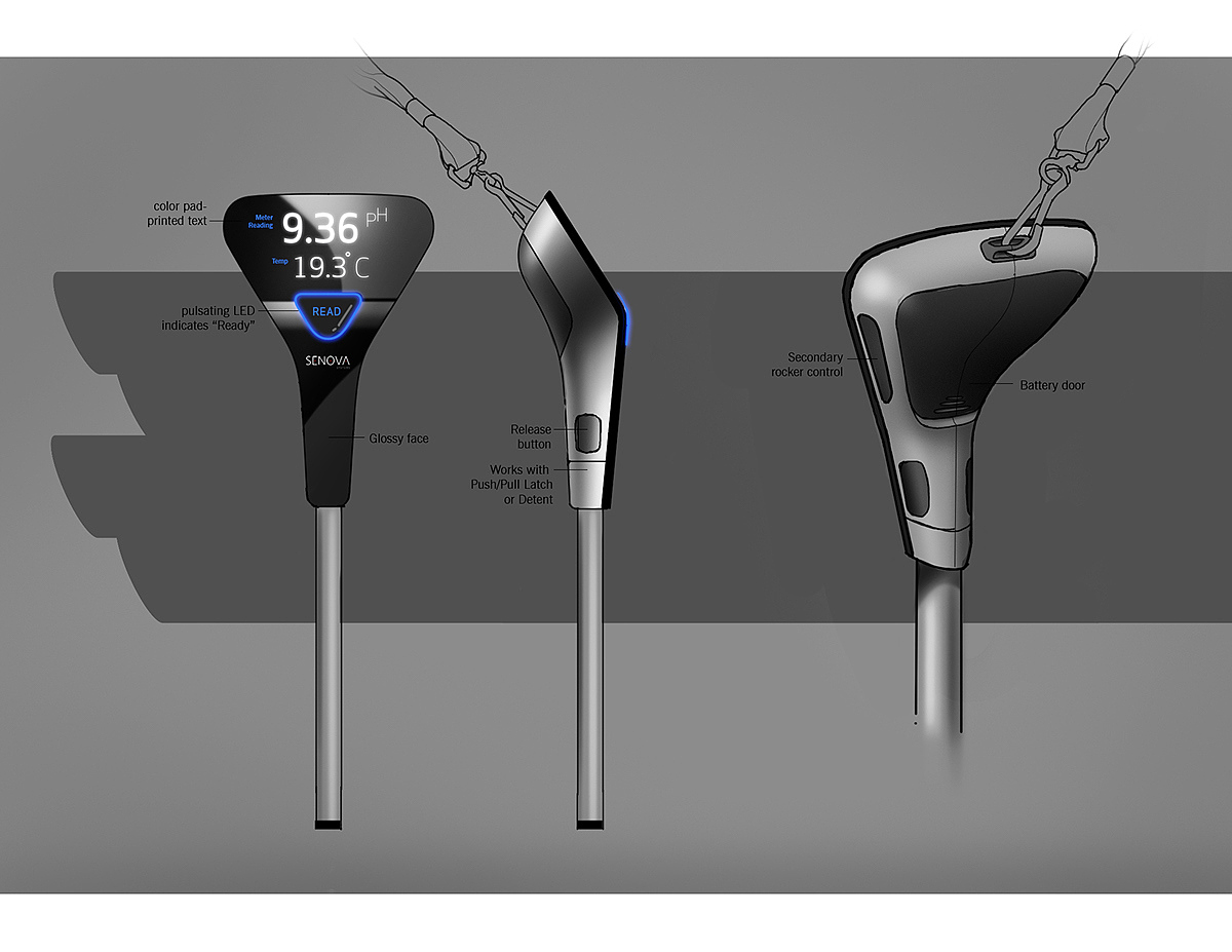 industrial design，Biochemical instrument，testing，Handheld device，