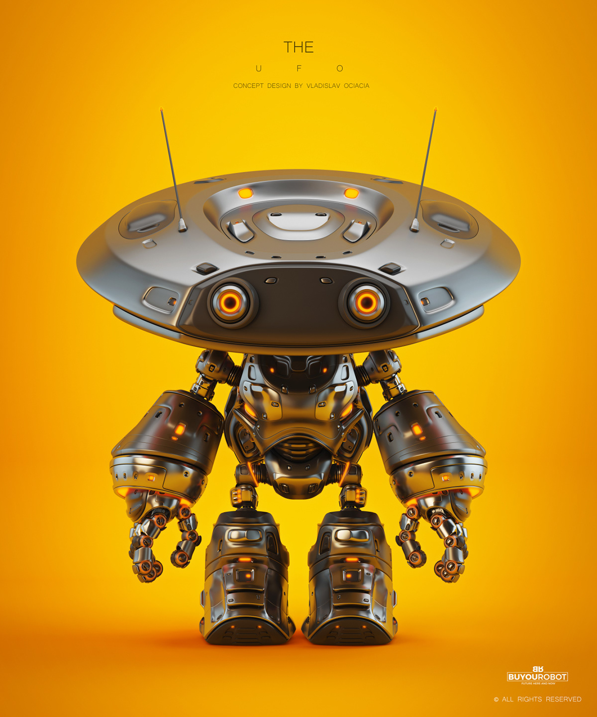 robot，ufo，science fiction，