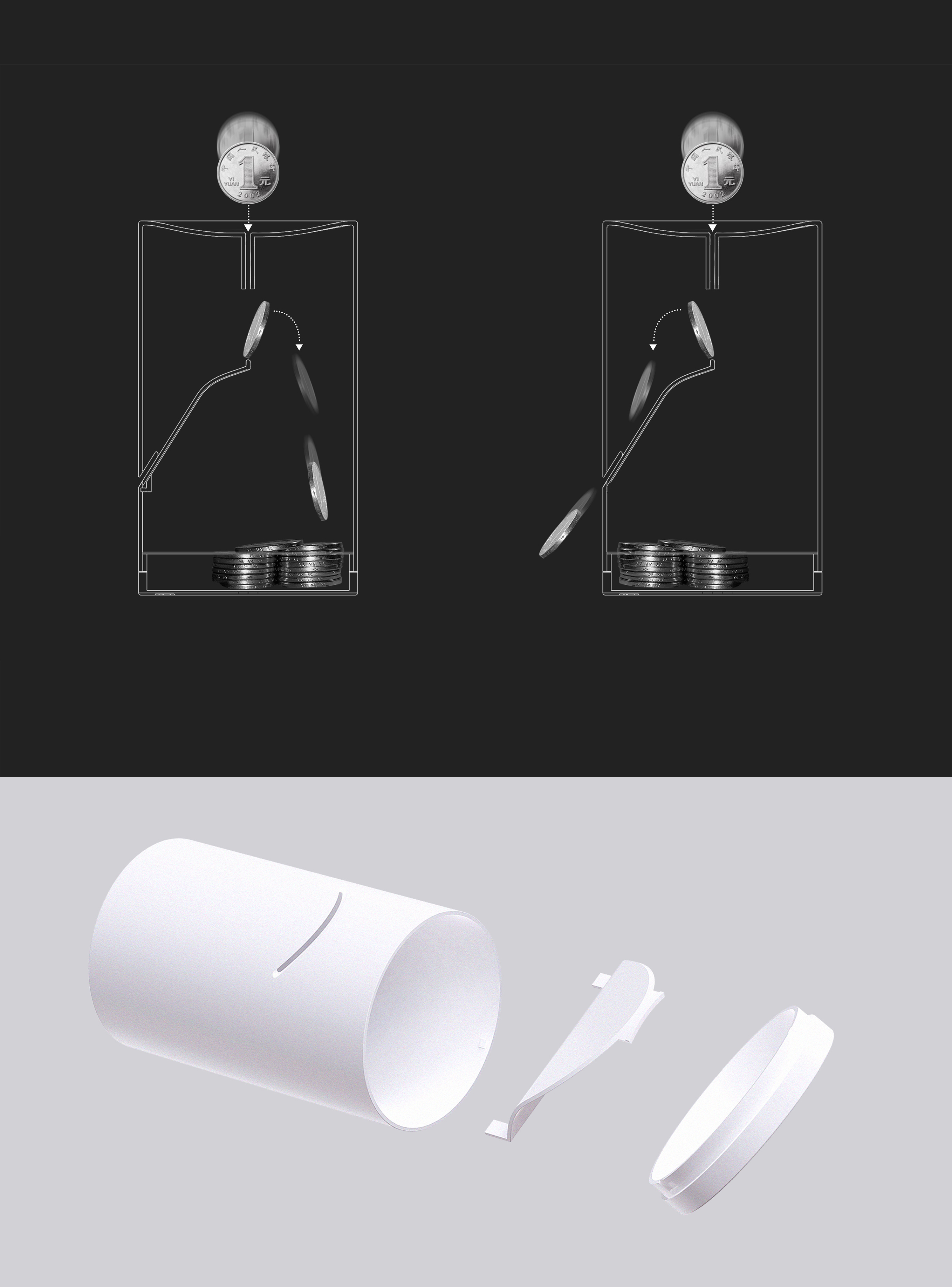 Piggy bank，children，interest，