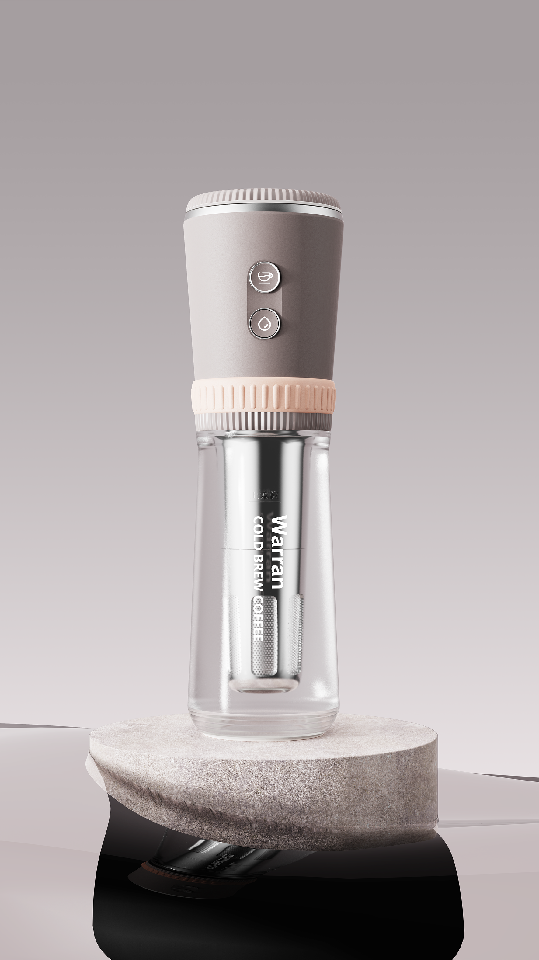 person one is in love with，Coffee machine，Cold extraction，product design，industrial design，