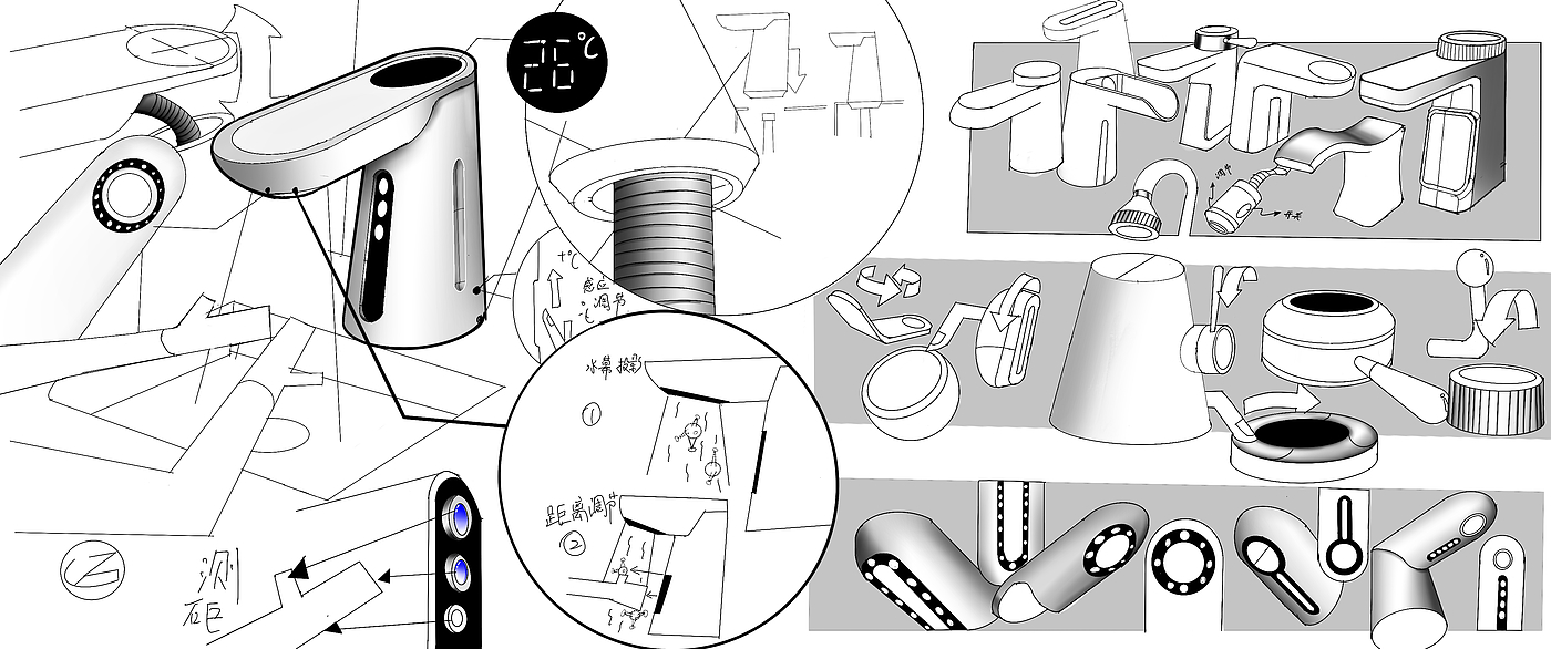 Smart Faucet ，children，wash hands，