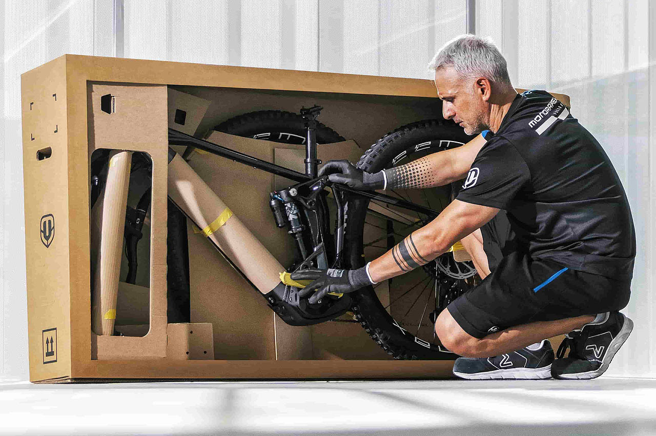 packing，Carton，Recyclable，Bicycle，