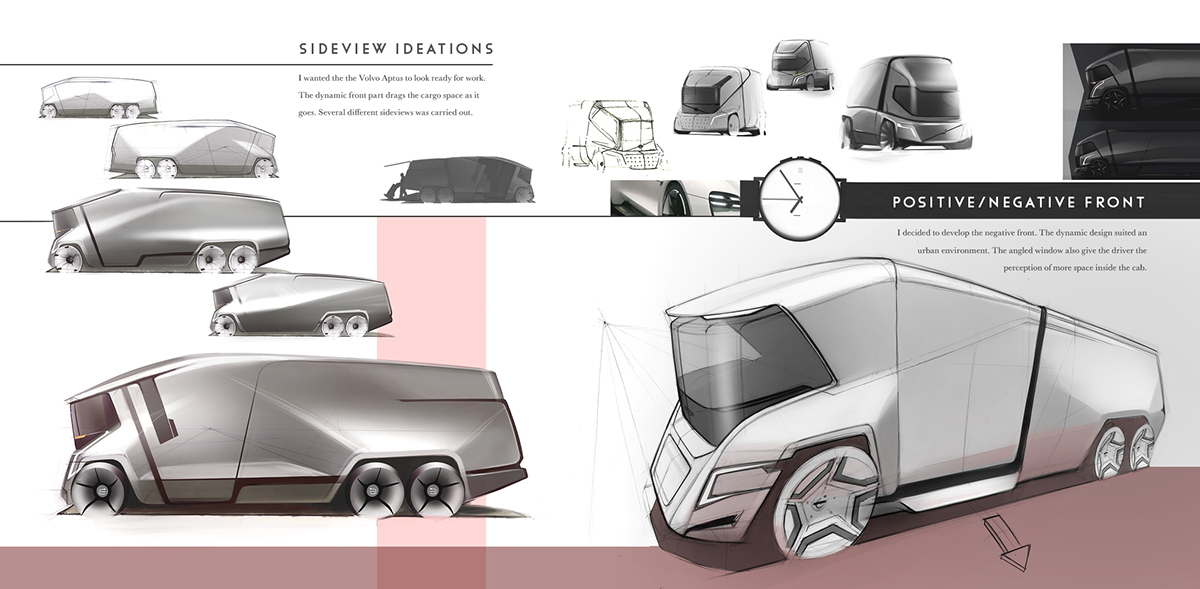 truck，future，city，automobile，