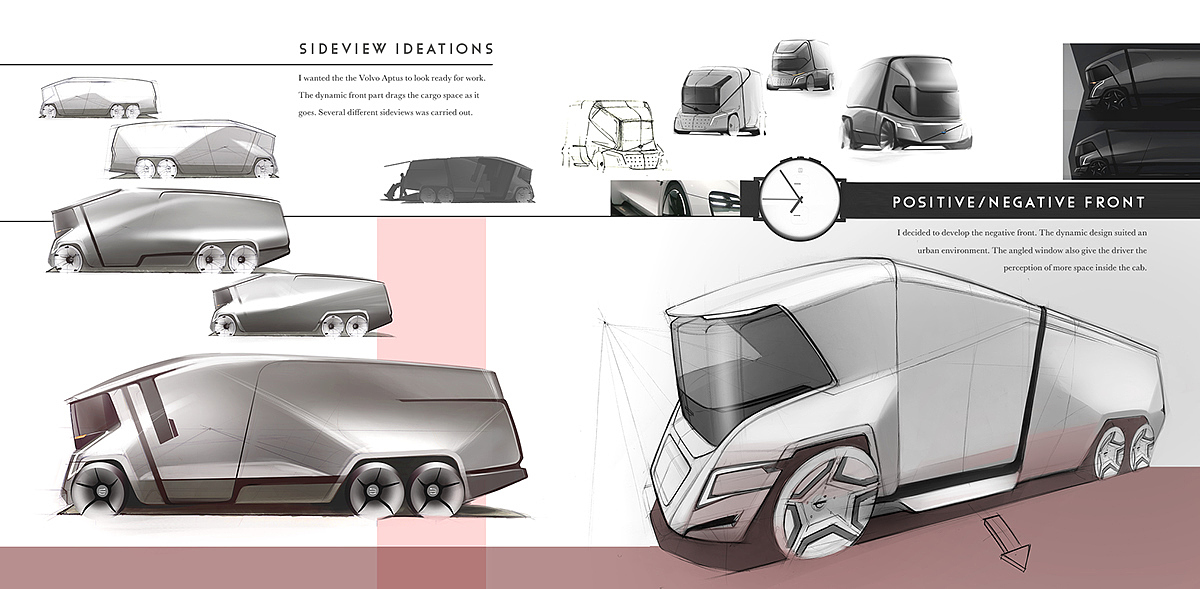 truck，future，city，automobile，