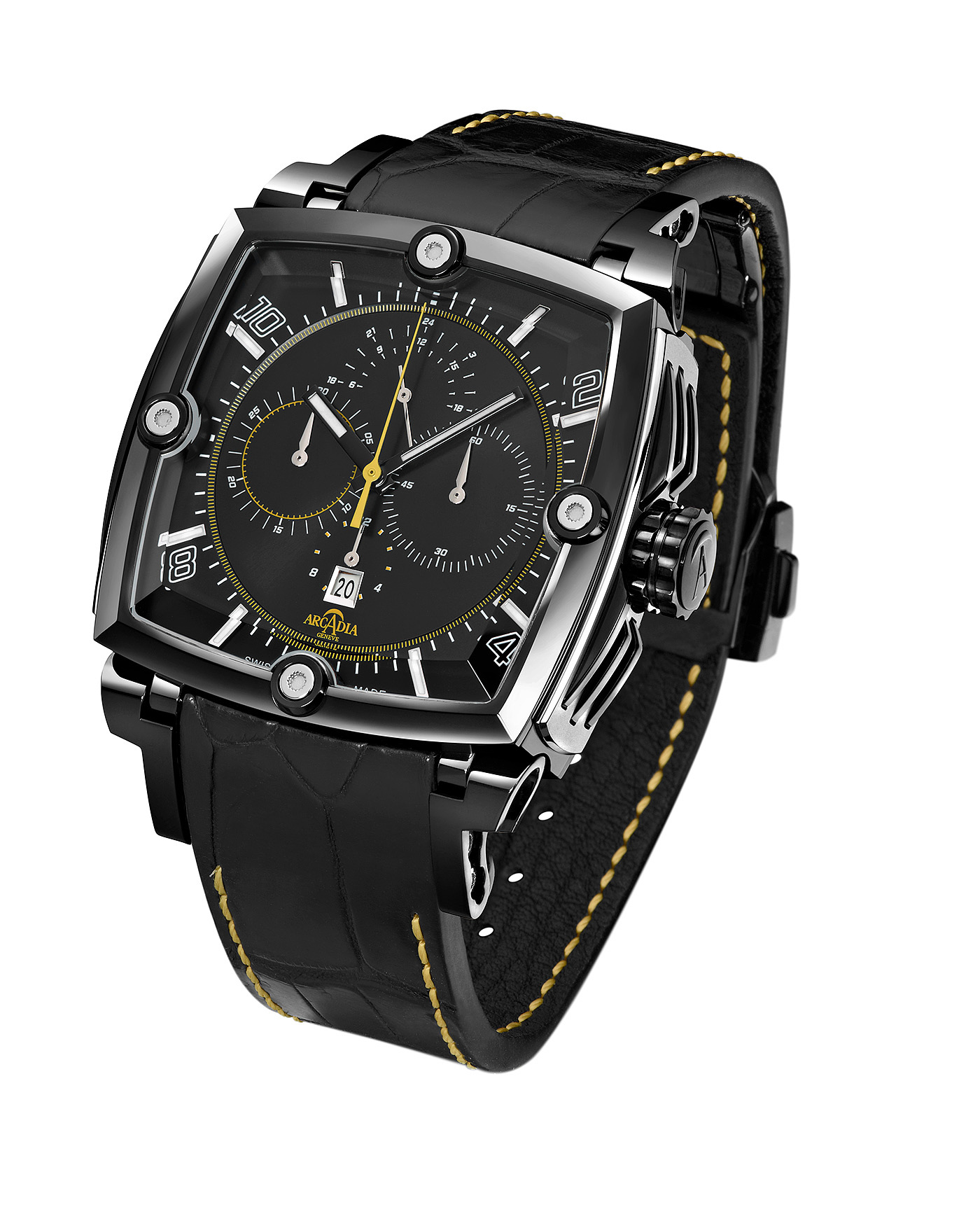 Wristwatch，Wrist watch，black，Arcadia，