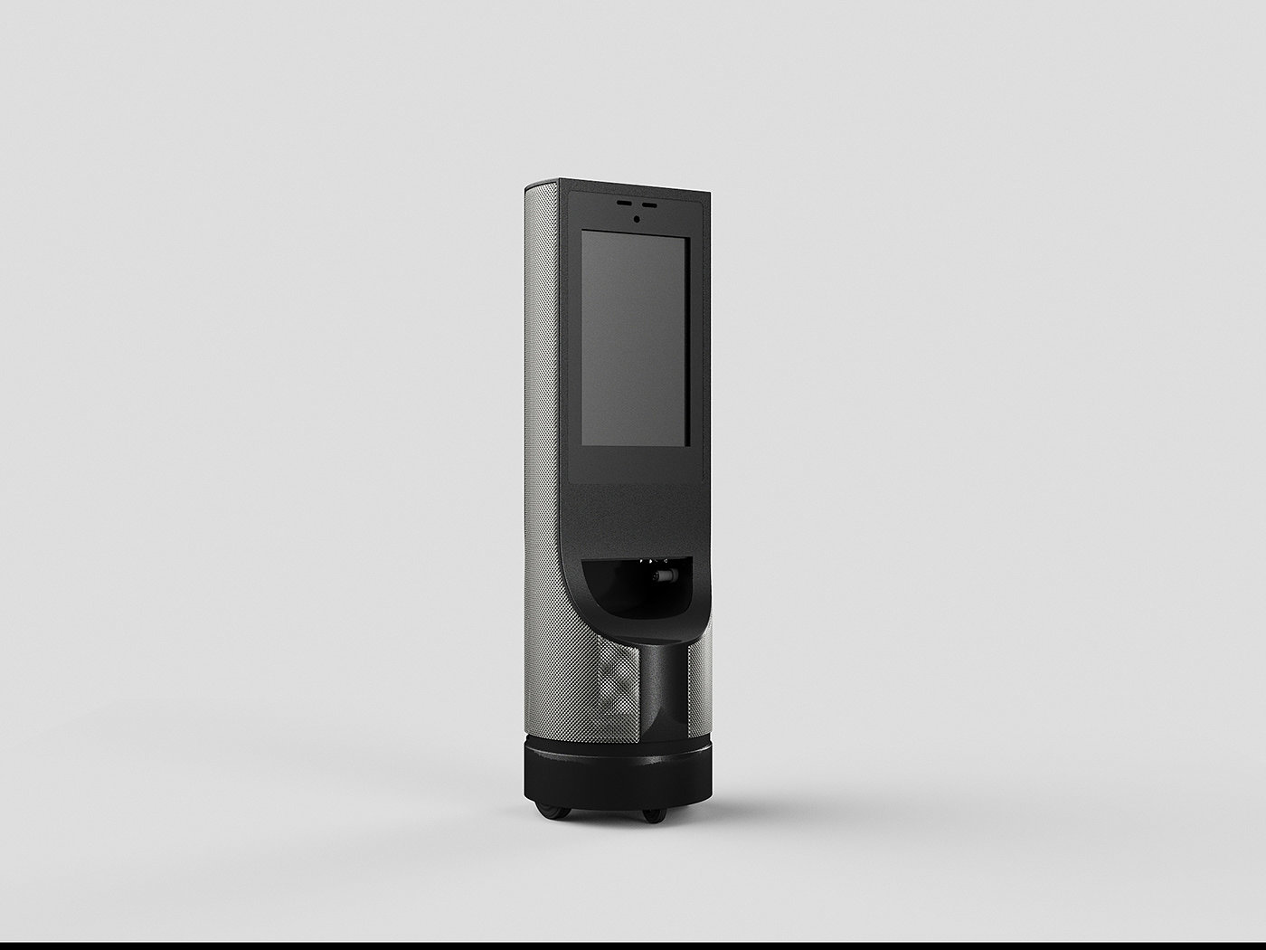 robot，Minimalist，concrete，