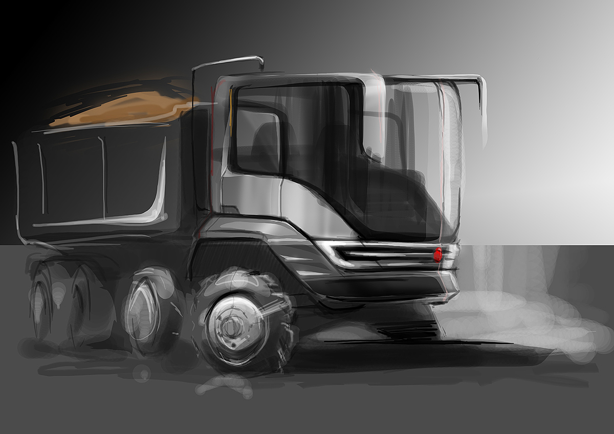 truck，vehicle，outdoors，motion，