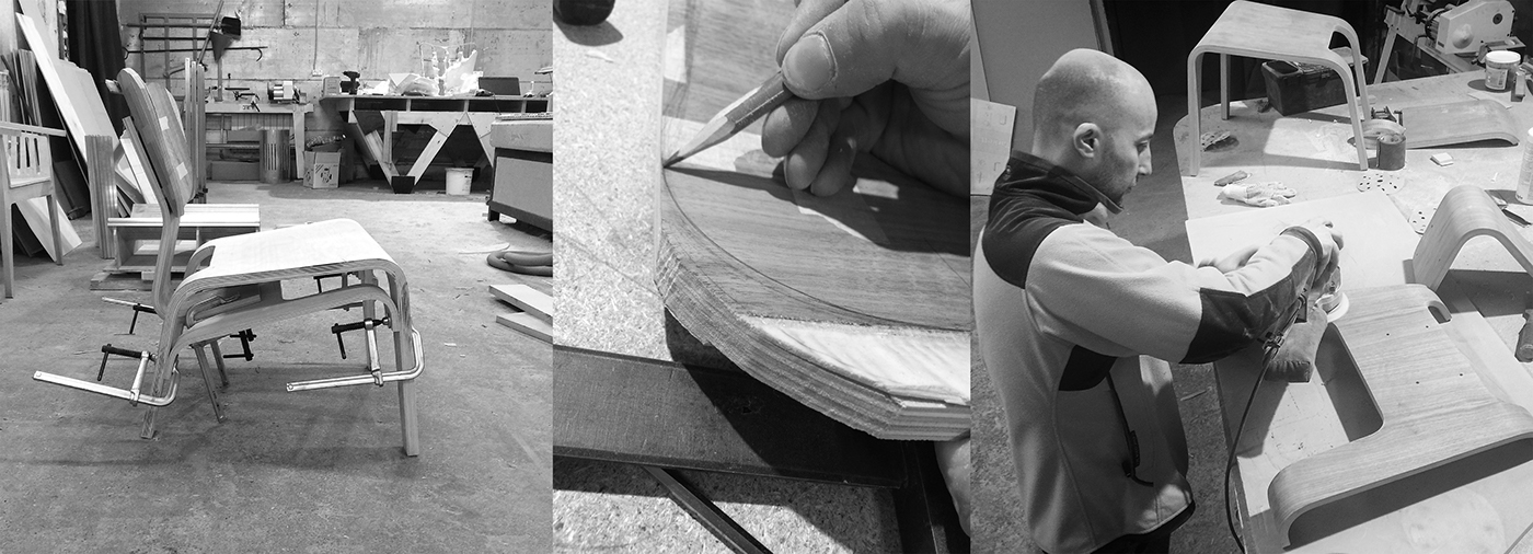 furniture，Home Furnishing，master，Curved plywood，chair，