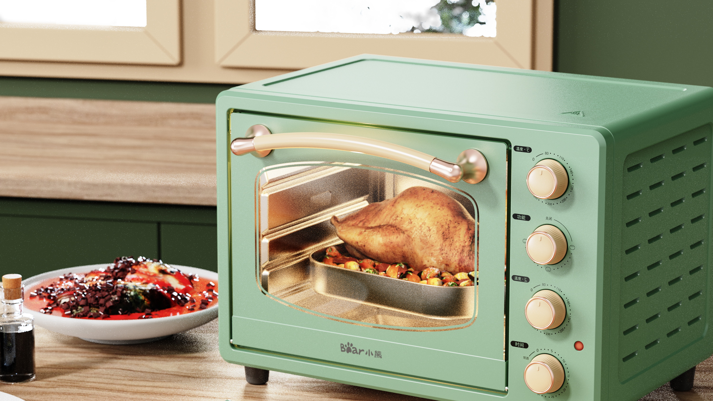 Kitchen appliances，household electrical appliances，Little bear，Characteristic handle，