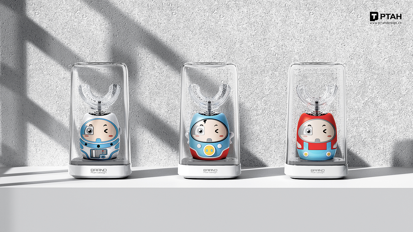 Children's toothbrush，Maternal and infant products，product design，Buta design，