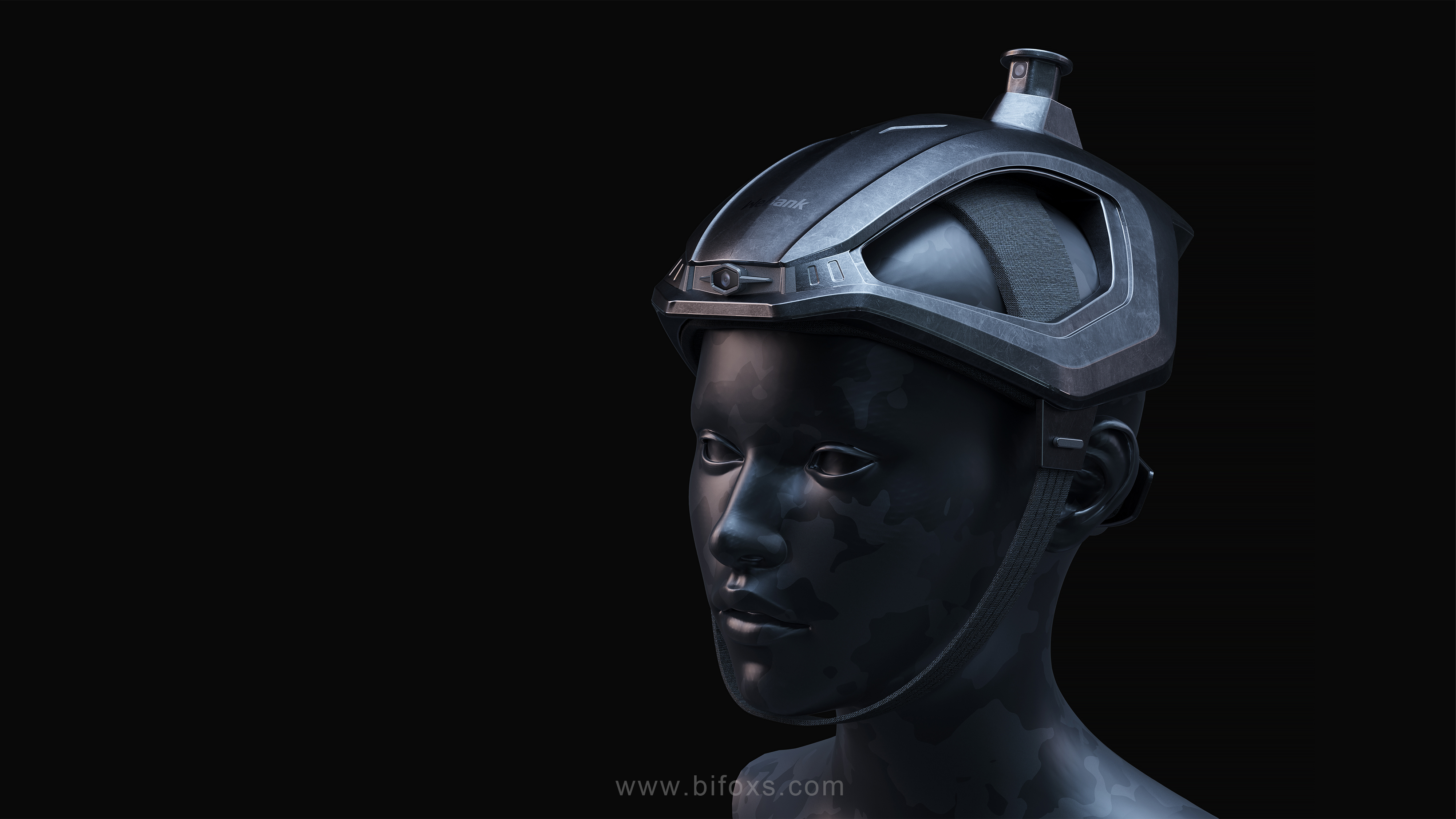 Bifox，White fox design，industrial design，product design，Smart helmet，originality，