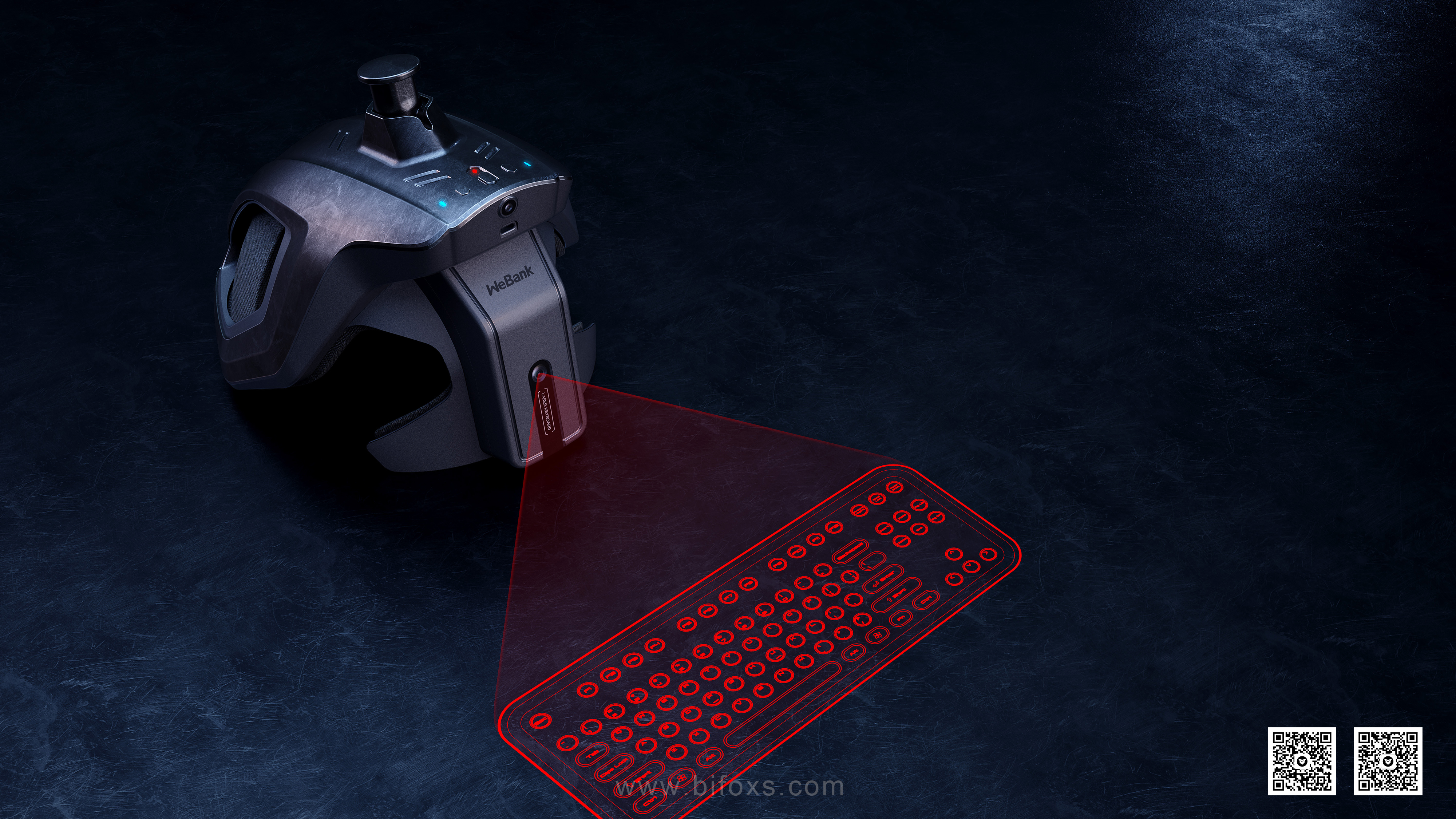 Bifox，White fox design，industrial design，product design，Smart helmet，originality，