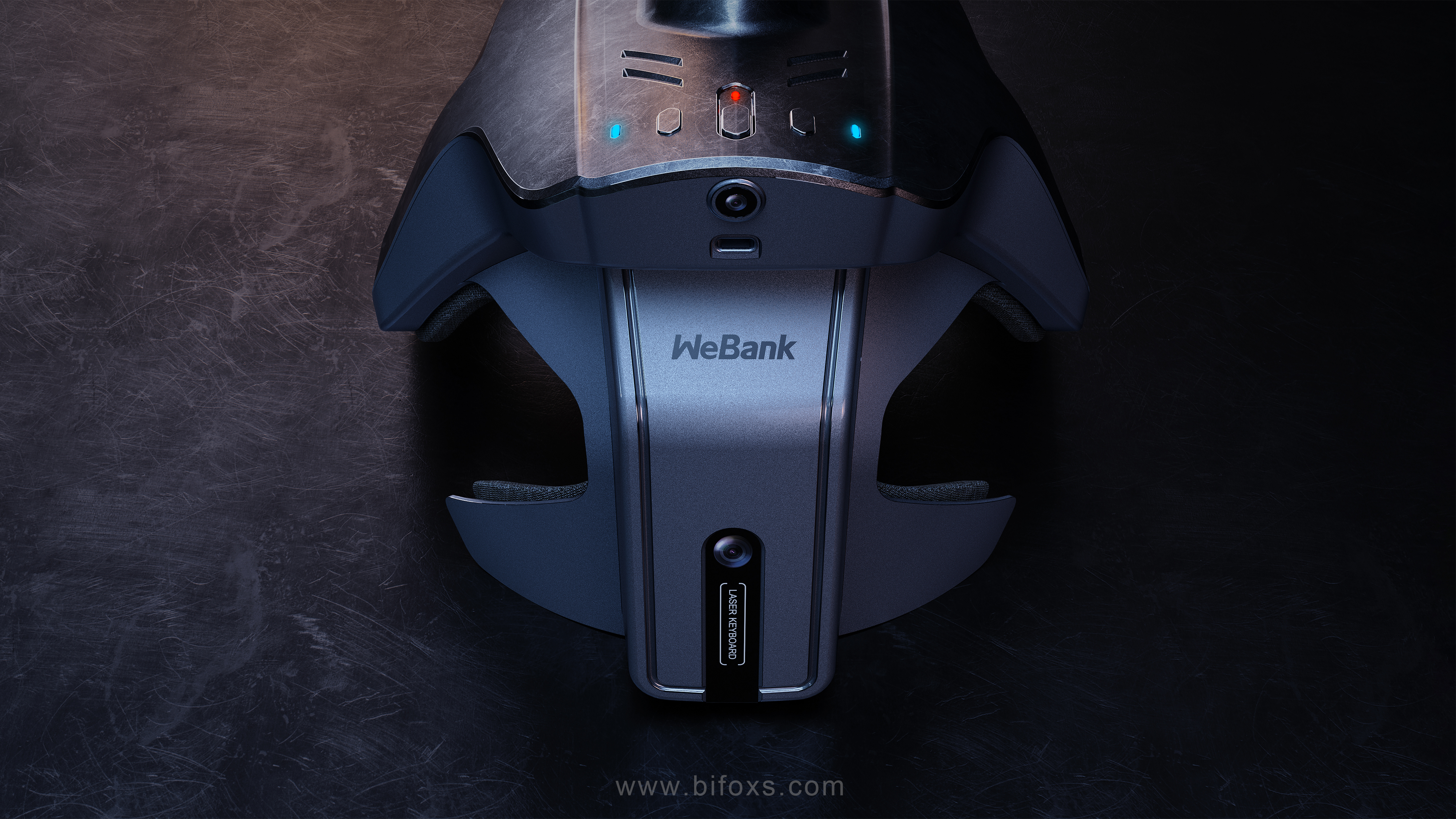 Bifox，White fox design，industrial design，product design，Smart helmet，originality，