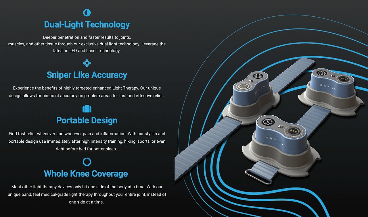 knee，Laser therapy，led，