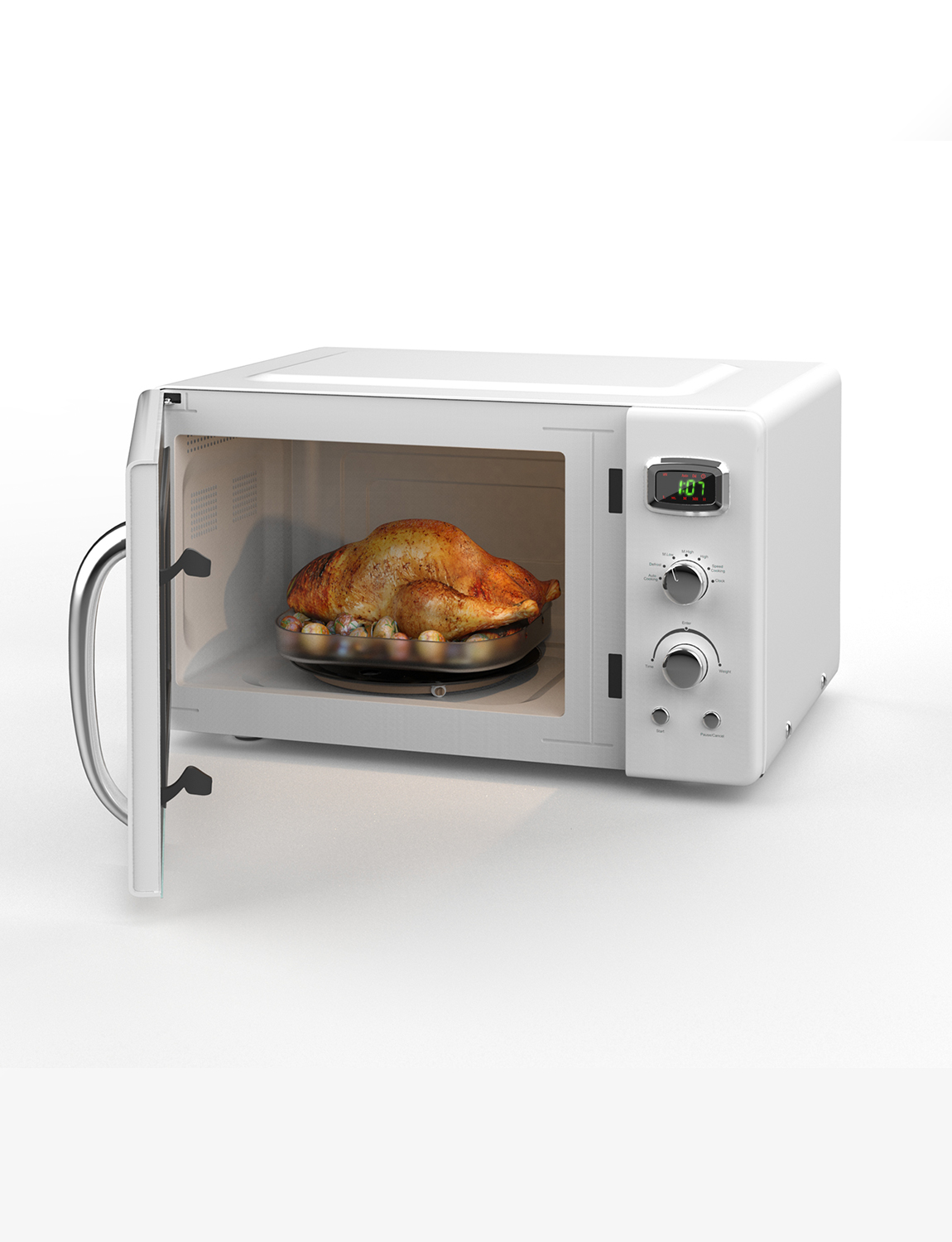 Microwave oven for the first time (to be improved)，