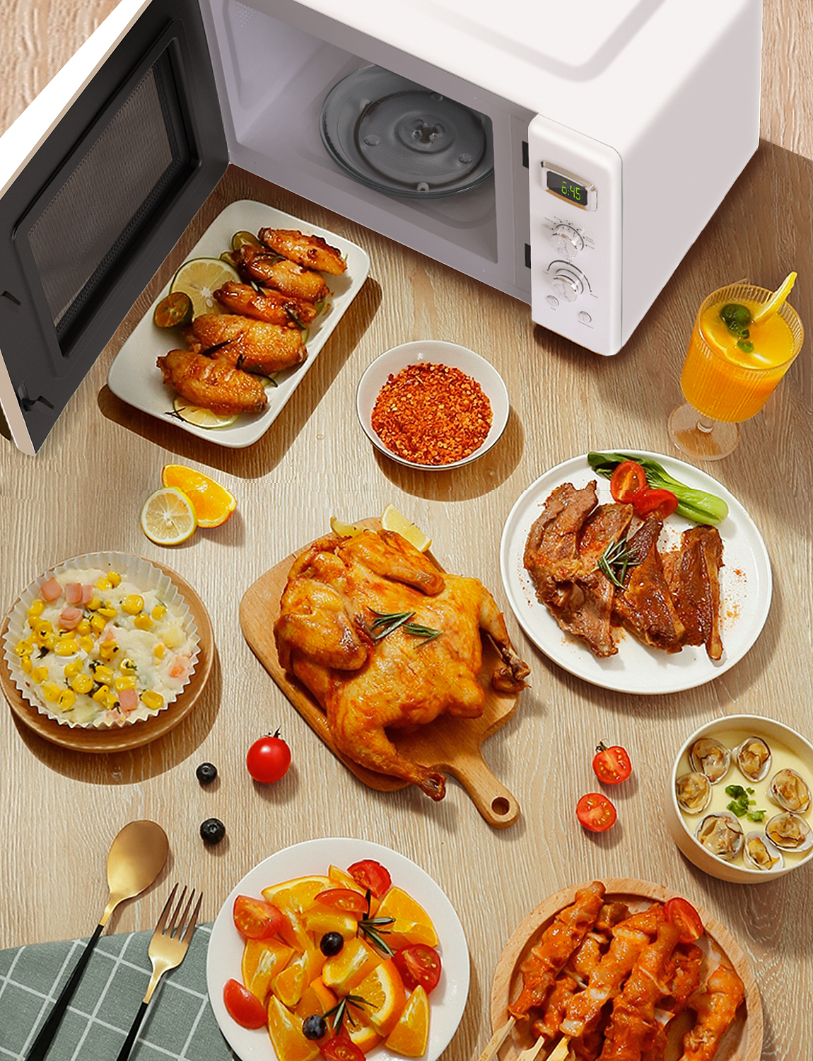Microwave oven for the first time (to be improved)，