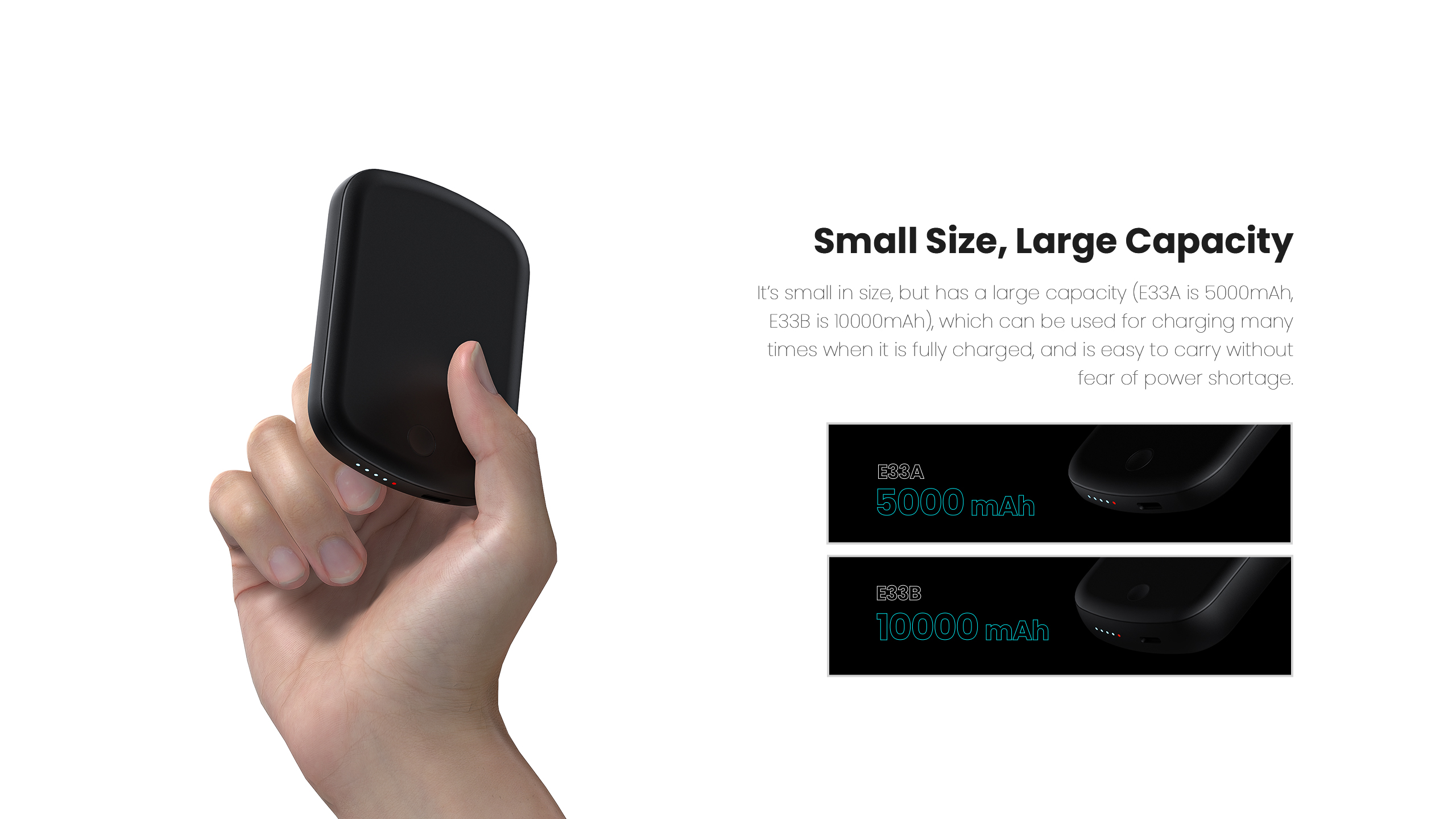 Wireless charging，portable battery，Small，Fast charging，