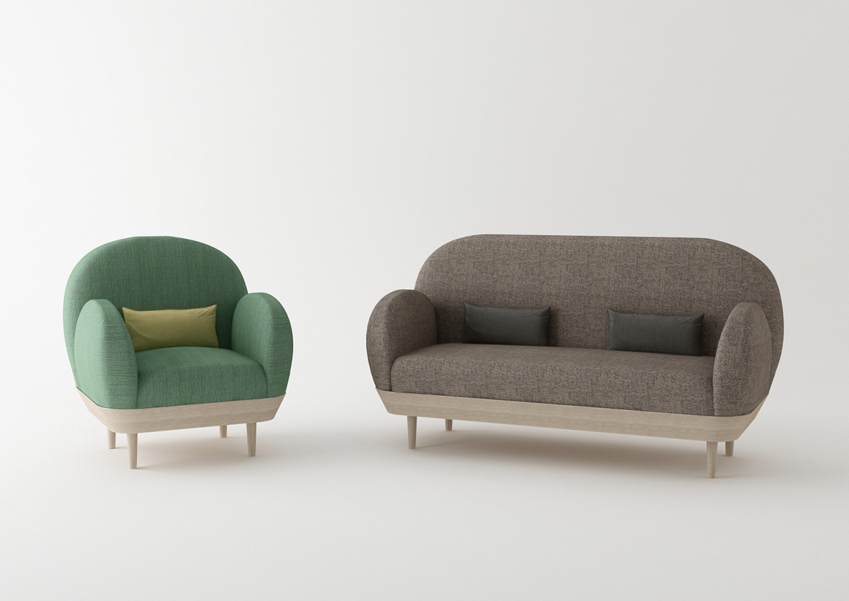 sofa，Basket series，