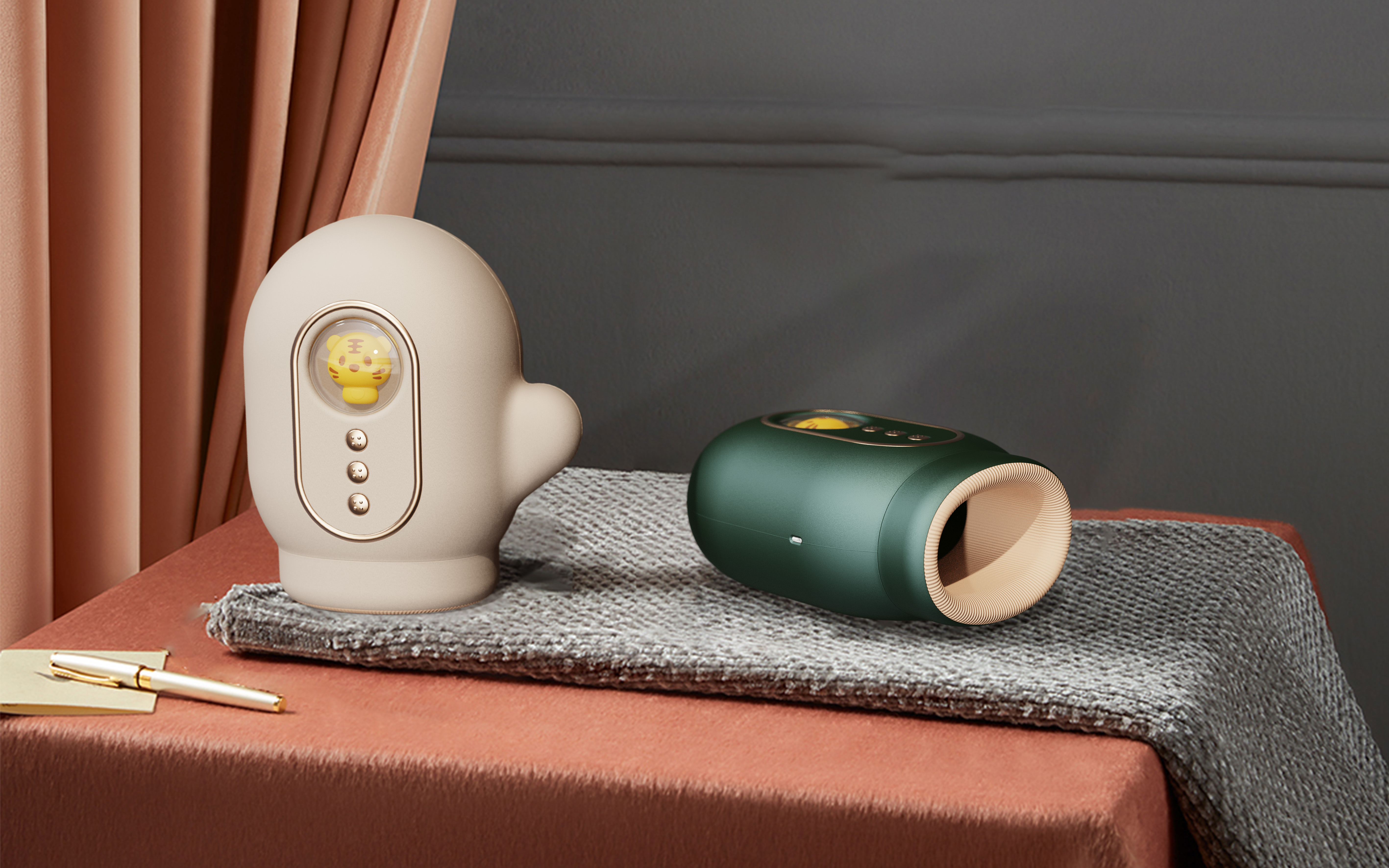 Hand massage instrument，christmas，glove，Year of the tiger，Retro feelings，