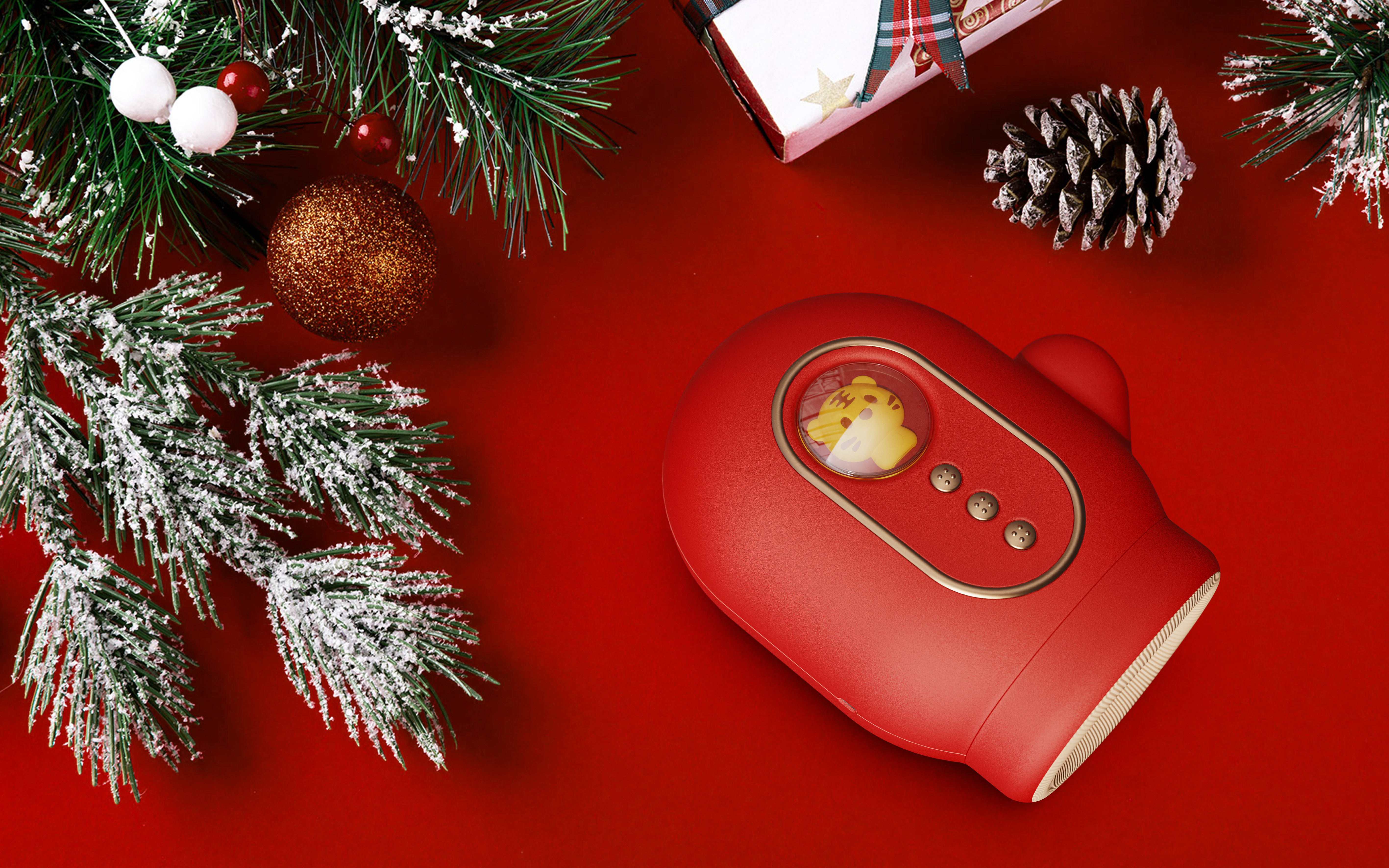 Hand massage instrument，christmas，glove，Year of the tiger，Retro feelings，