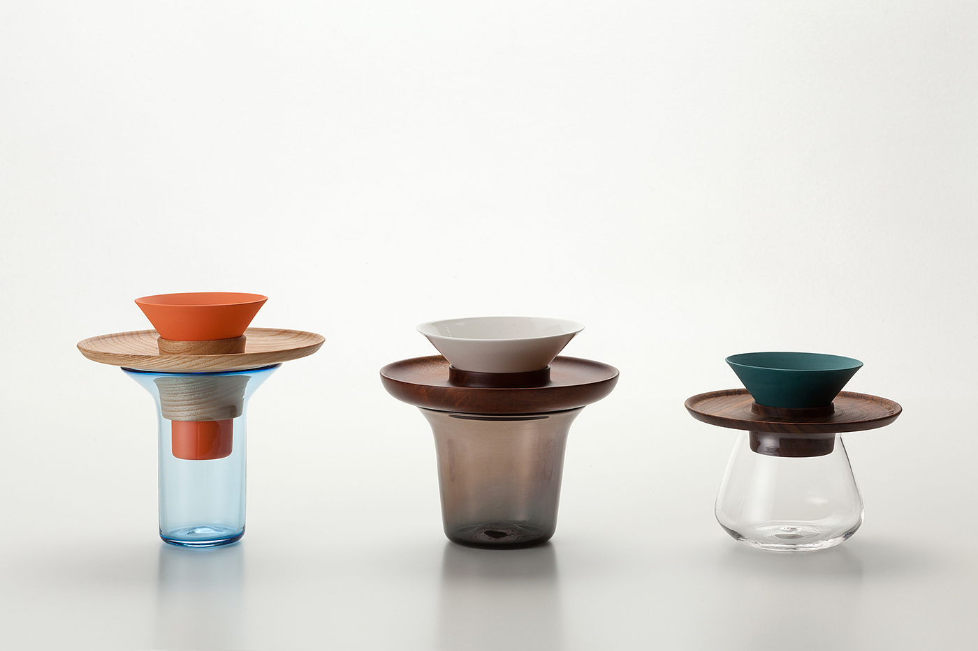 ceramics，wood，Glass，combination，suit，