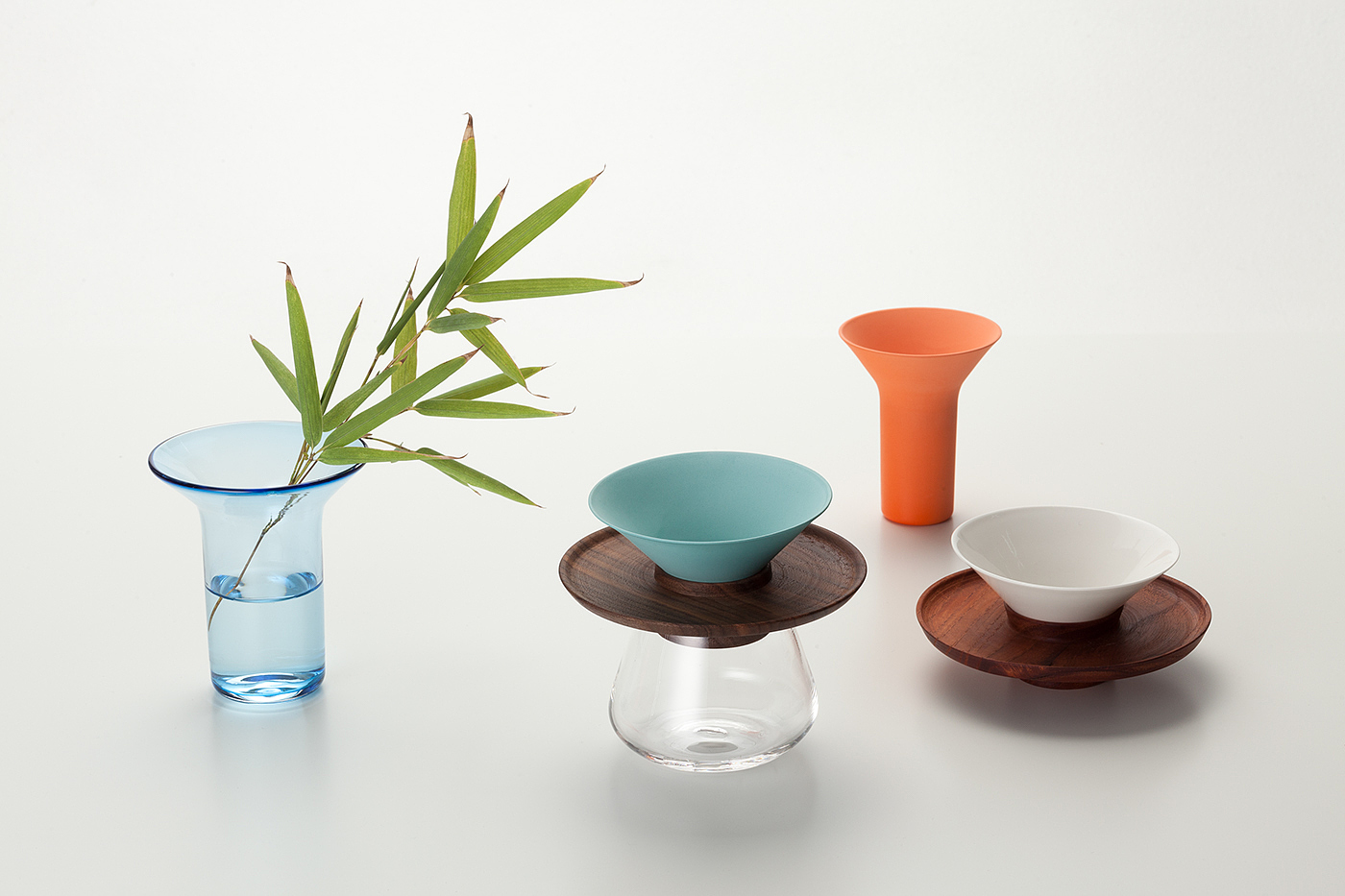 ceramics，wood，Glass，combination，suit，