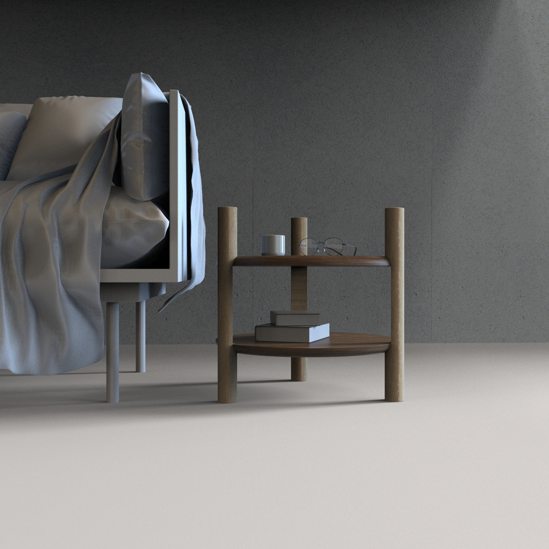 tea table，Side table，Bookcase，