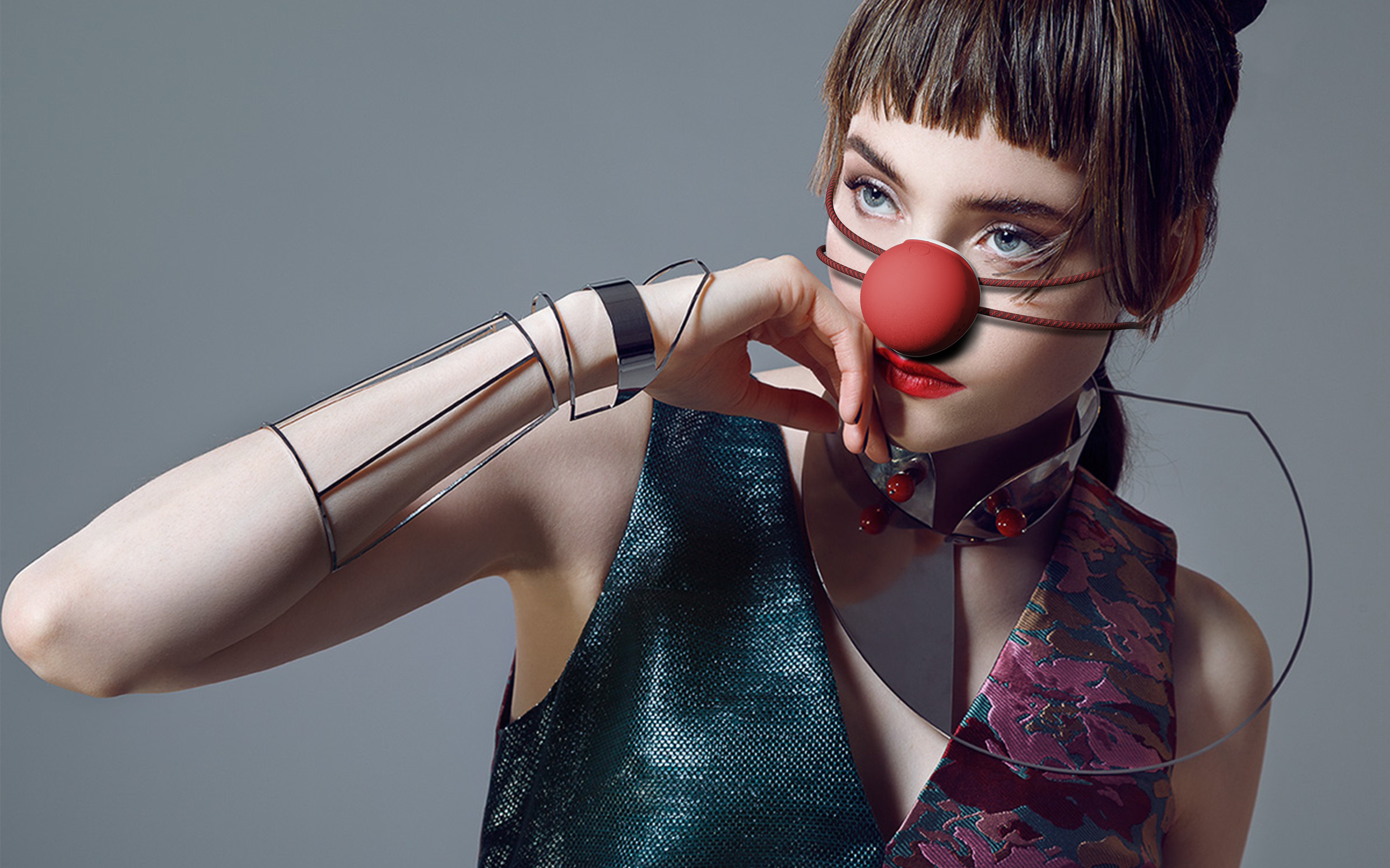 clown，Rhinitis instrument，interest，Physiotherapy instrument，Red light sterilization，