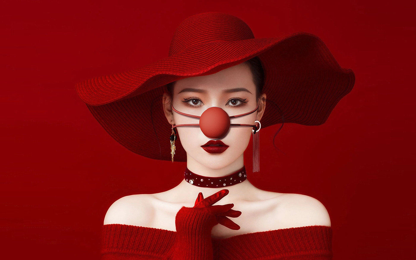 clown，Rhinitis instrument，interest，Physiotherapy instrument，Red light sterilization，