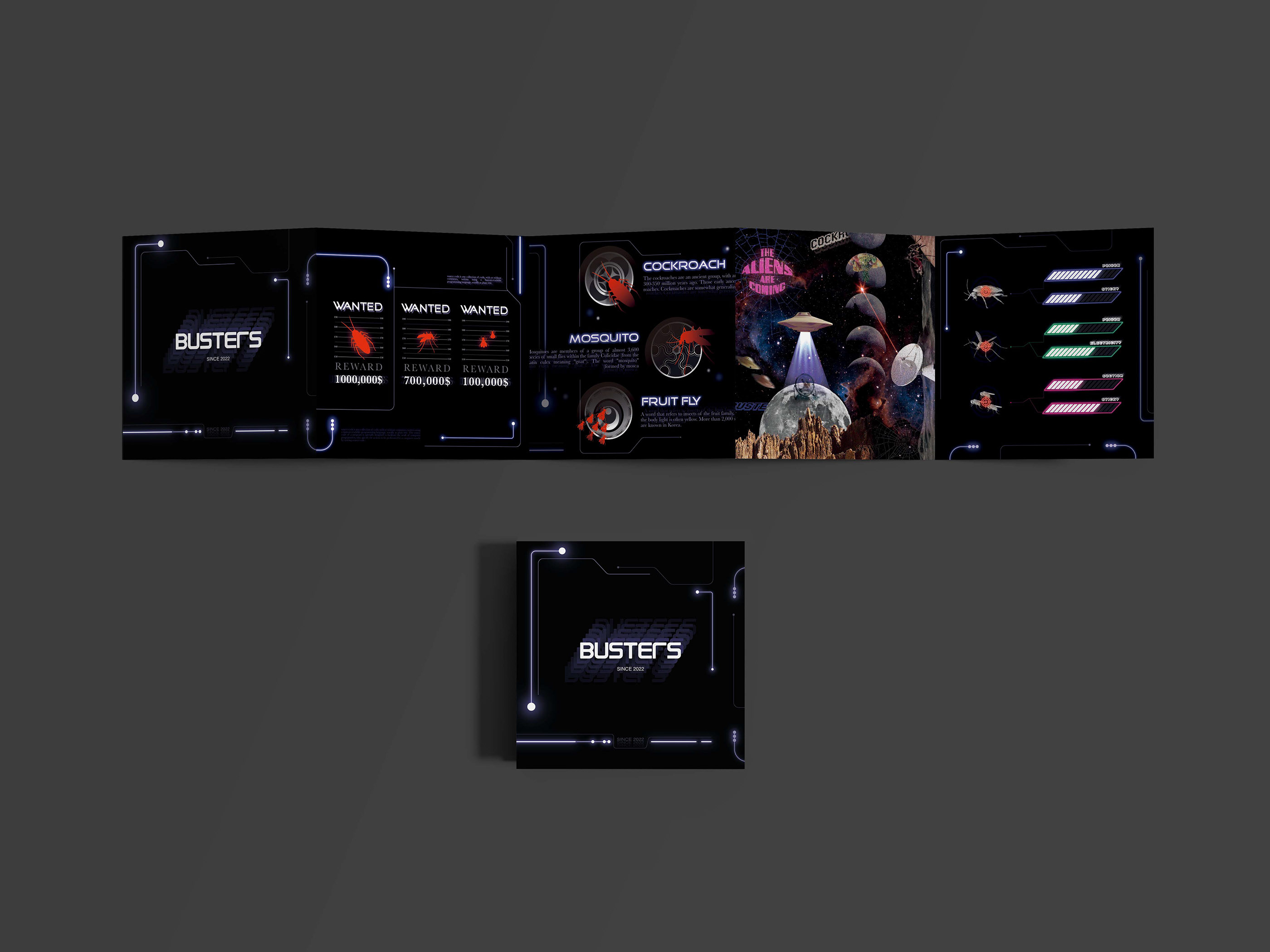 BUSTERS，product design，Drosophila melanogaster，Mosquito control，