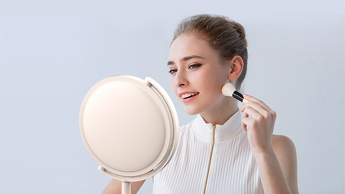 Cosmetic mirror，female sex，articles for daily use，Original design，Beauty mirror，