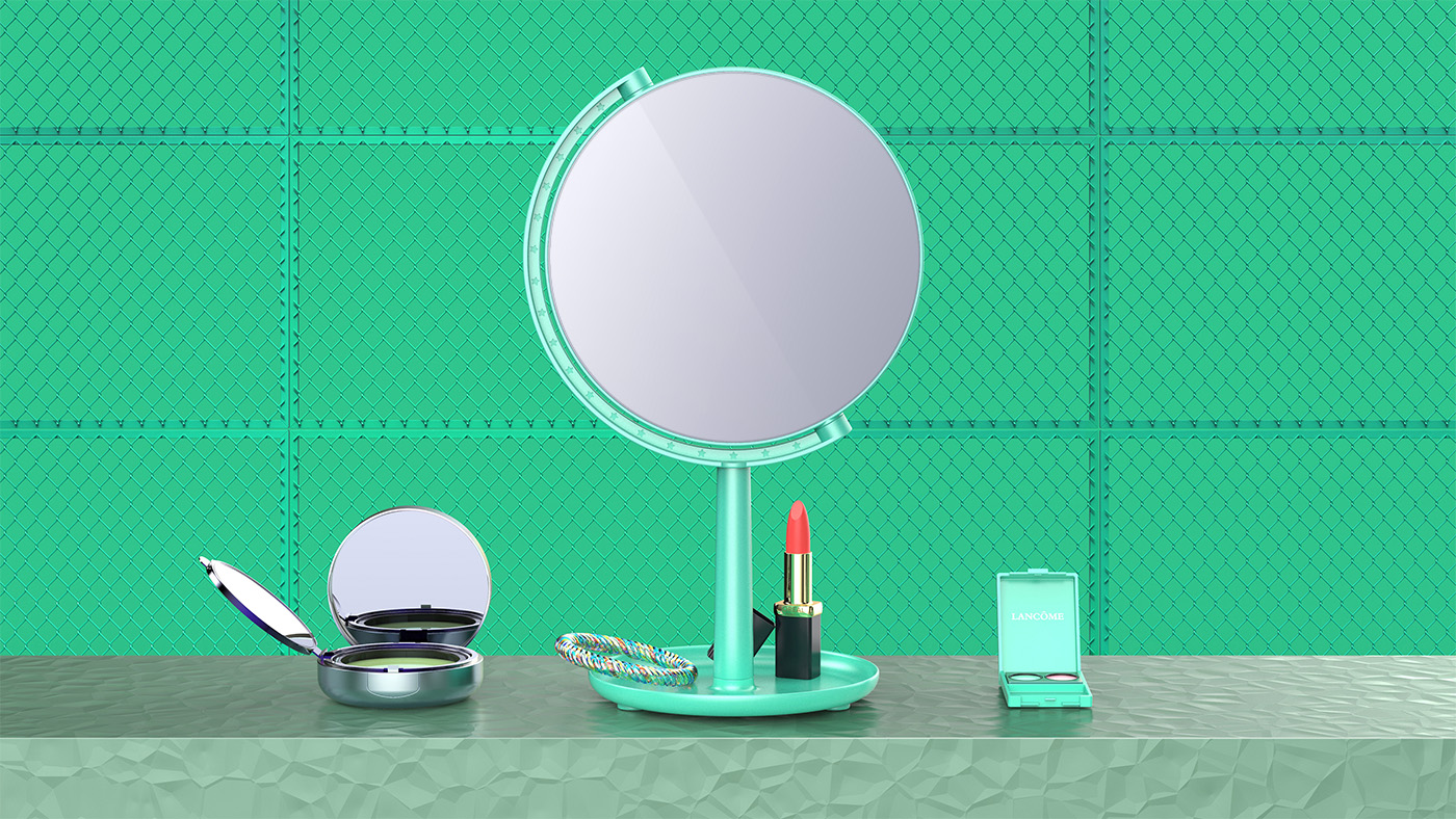 Cosmetic mirror，female sex，articles for daily use，Original design，Beauty mirror，