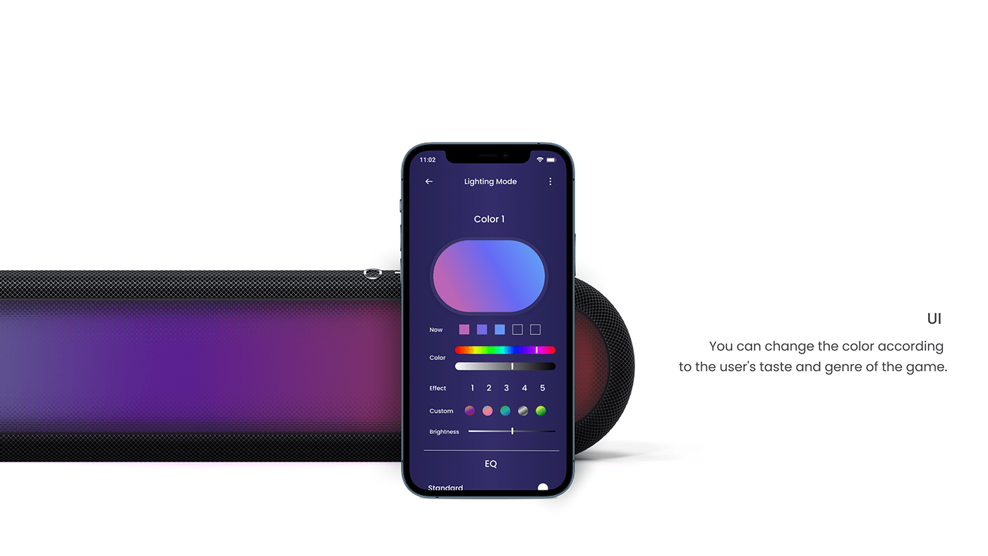 Game speaker，industrial design，Lighting products，Strip speaker，