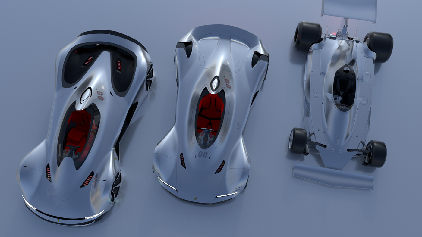 ferrari，Ferrari，automobile，Hand drawn，