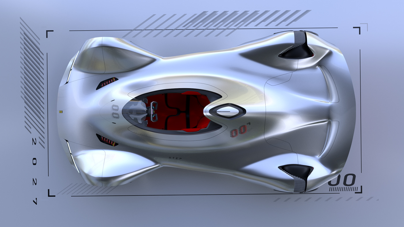 ferrari，Ferrari，automobile，Hand drawn，