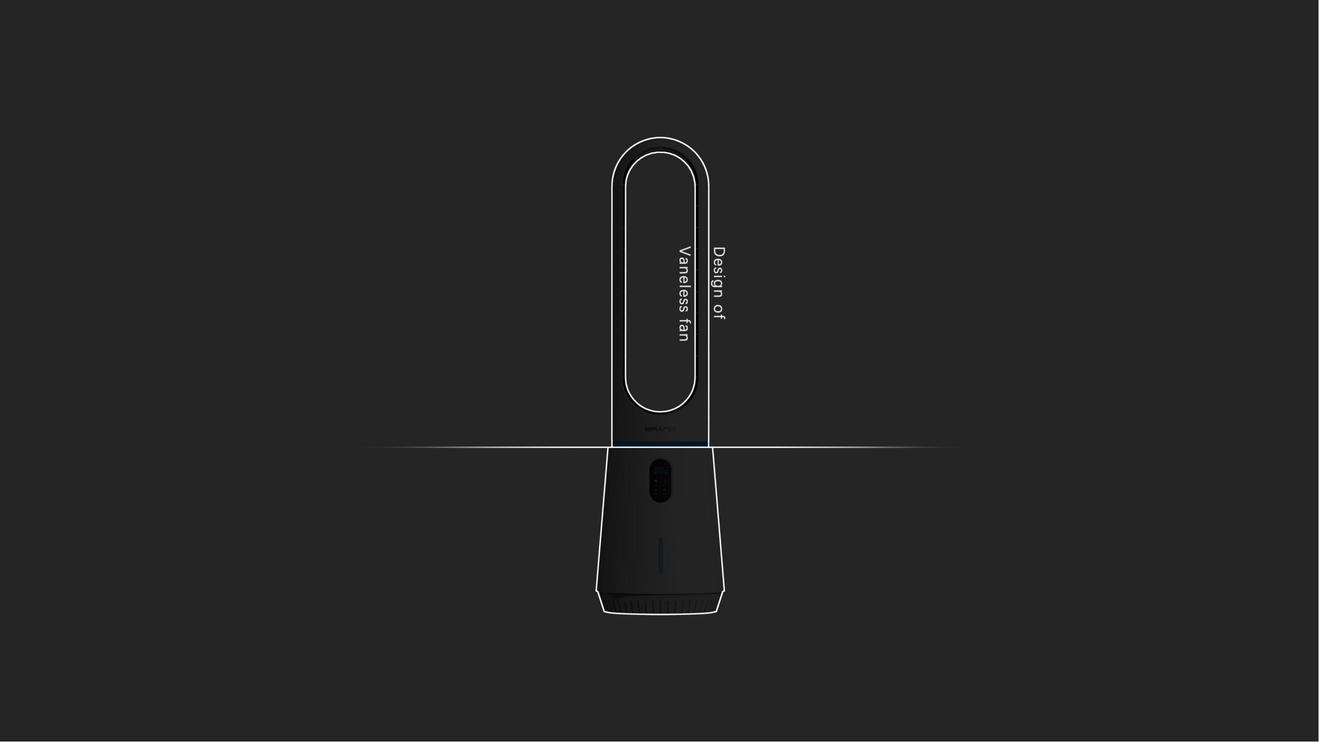 Vaneless cooling fan，Cooling fan，product design，
