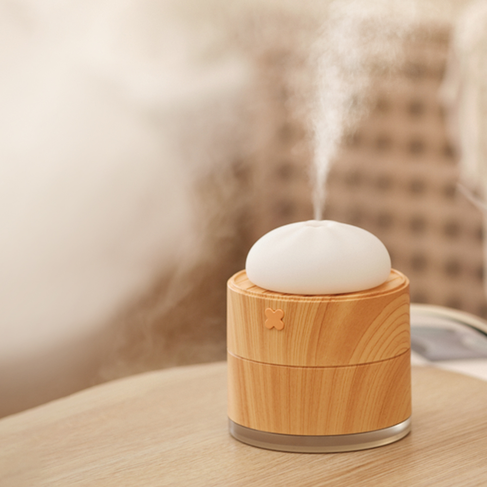 Steamed stuffed bun, cute, humidifier, decompression，