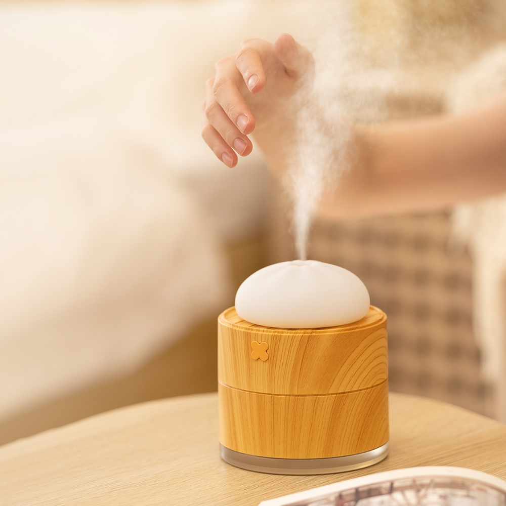 Steamed stuffed bun, cute, humidifier, decompression，